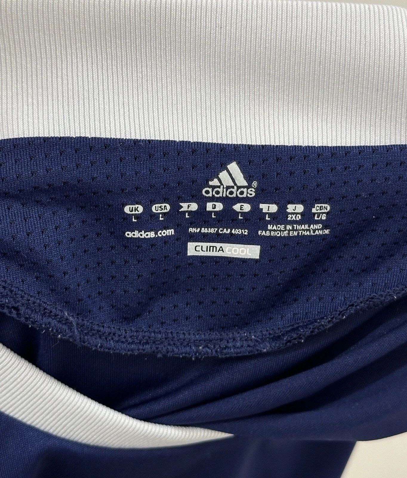 Adidas National Team Scotland 2010 2011 Home Jersey T-Shirt Soccer Size US L / EU 52-54 / 3 - 8 Thumbnail