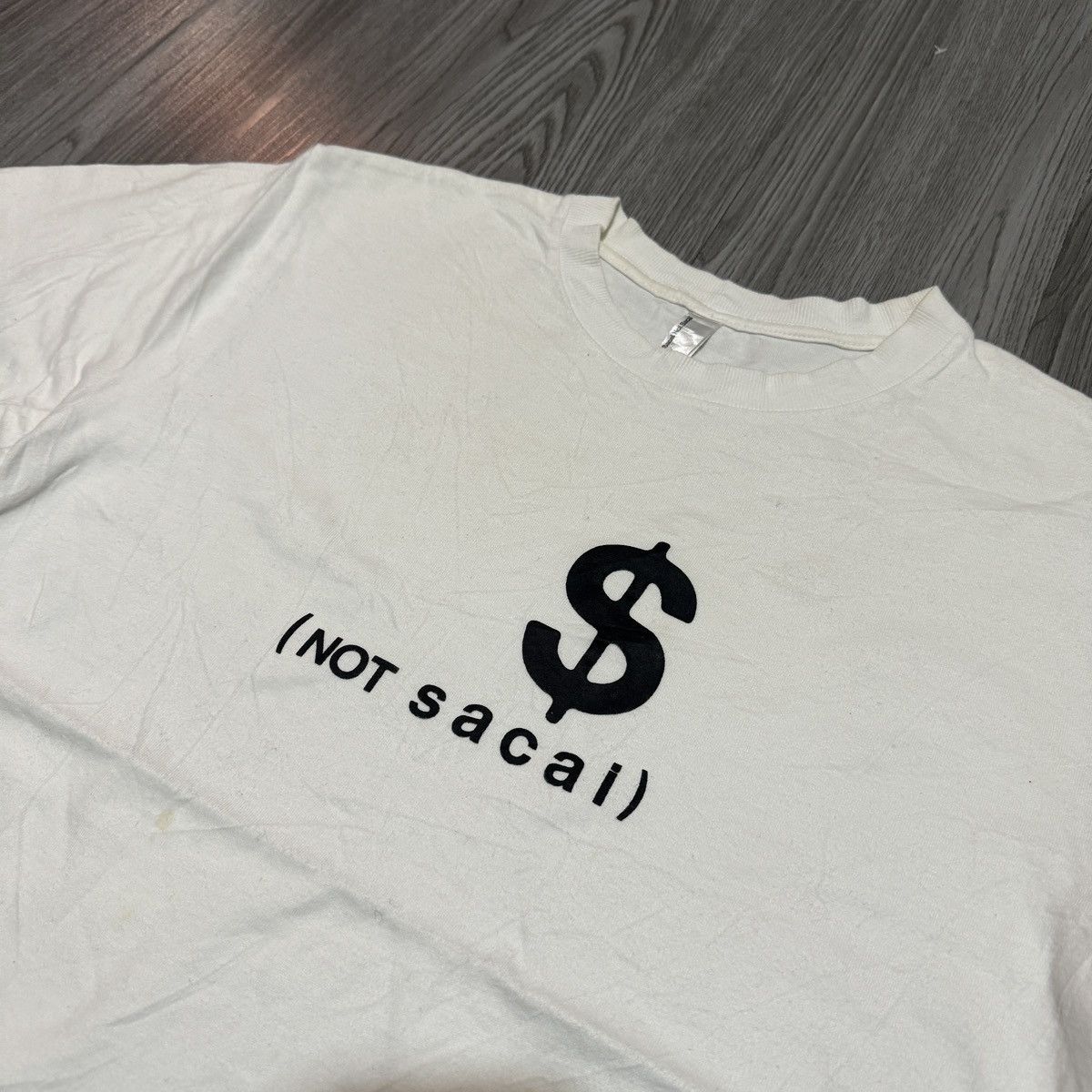 Fragment Design × Hiroshi Fujiwara × Sacai Sacai x Fragment Design NOT Sacai Hiroshi Fujiwara tshirt Size US M / EU 48-50 / 2 - 2 Thumbnail