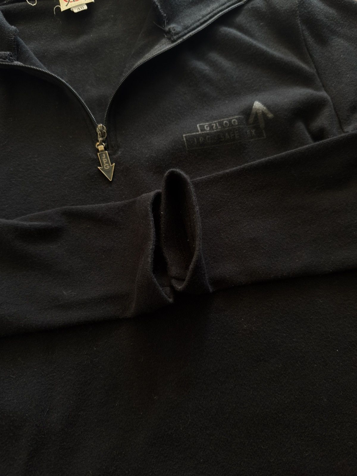 Jean Paul Gaultier Vintage J.P.G - 5AVE SEX G.2L.O.Q. Quarter Zip Size XL / US 12-14 / IT 48-50 - 3 Thumbnail