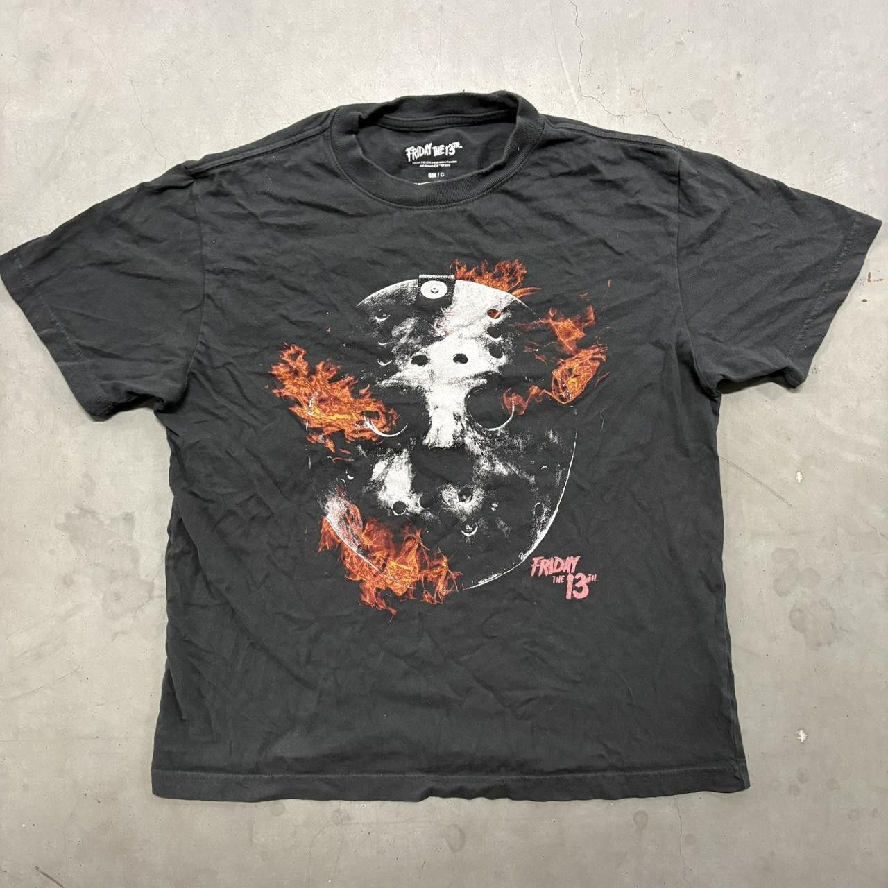 Vintage Crazy Vintage Y2K/2000s Friday The 13th Horror Jason Vorhees Halloween Graphic Tee! Size US S / EU 44-46 / 1 - 1 Thumbnail
