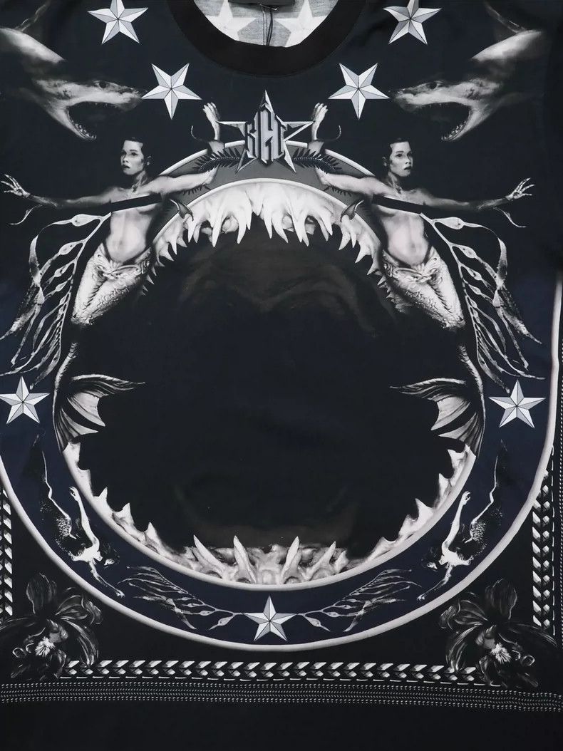Givenchy Givenchy Shark mouth short-sleeved shirt 2506-Nextarrow Size US L / EU 52-54 / 3 - 5 Thumbnail