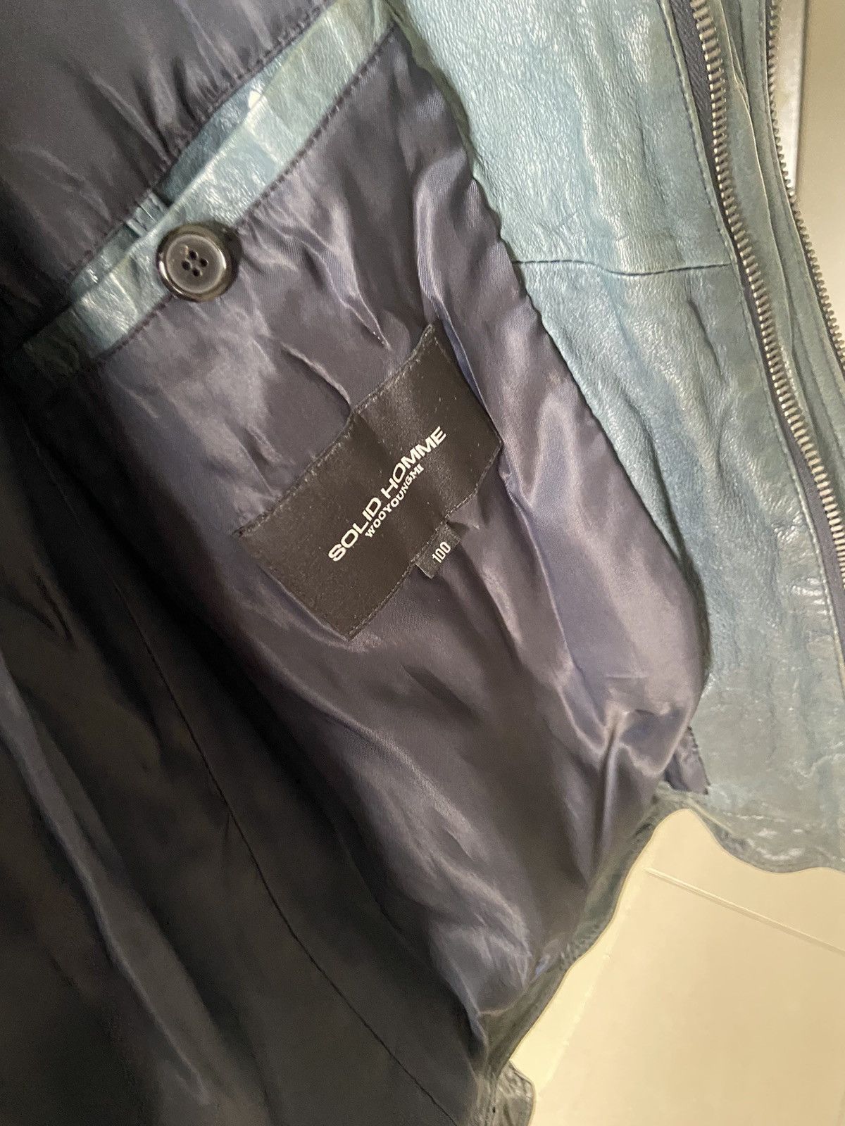 Solid Homme × Wooyoungmi Solid homme by wooyoungmi lamb leather rider jacket Size US S / EU 44-46 / 1 - 11 Thumbnail
