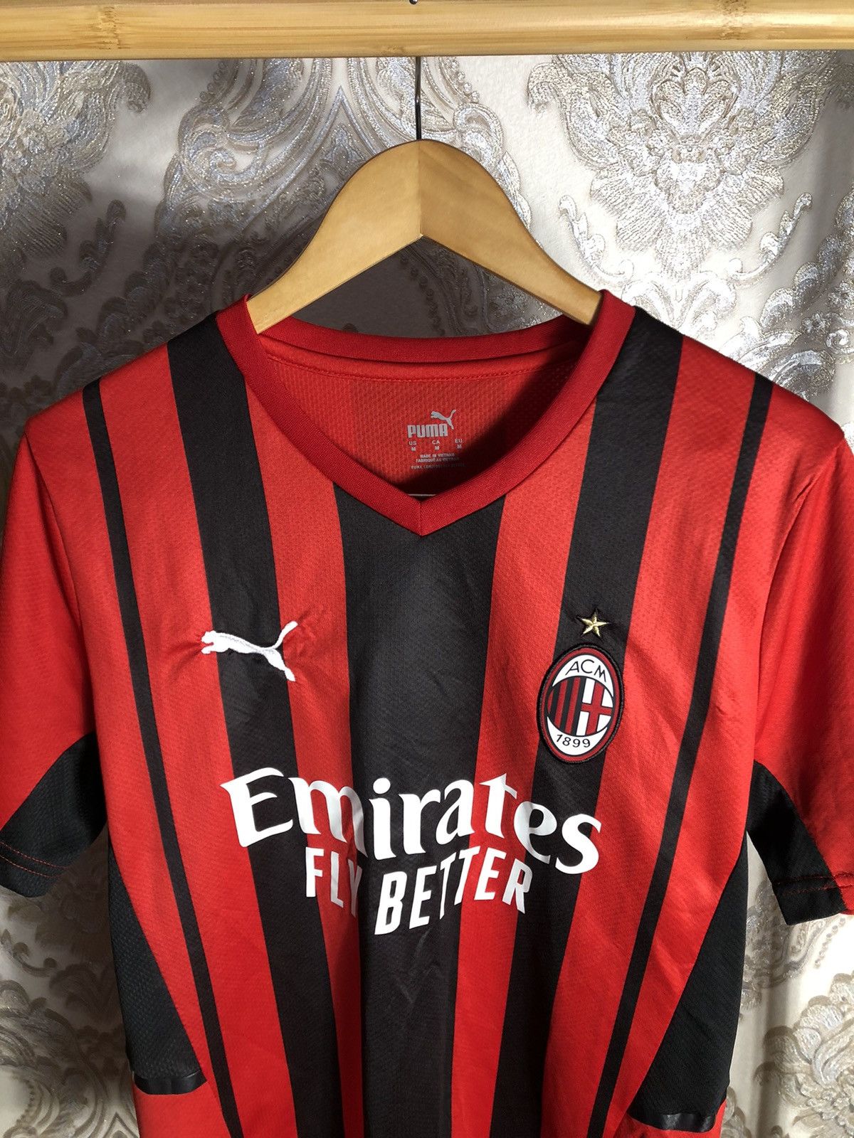 Other VERY RARE PUMA AC MILAN ITALY SOCCER JERSRY RETRO Y2K 90s Size US M / EU 48-50 / 2 - 2 Thumbnail