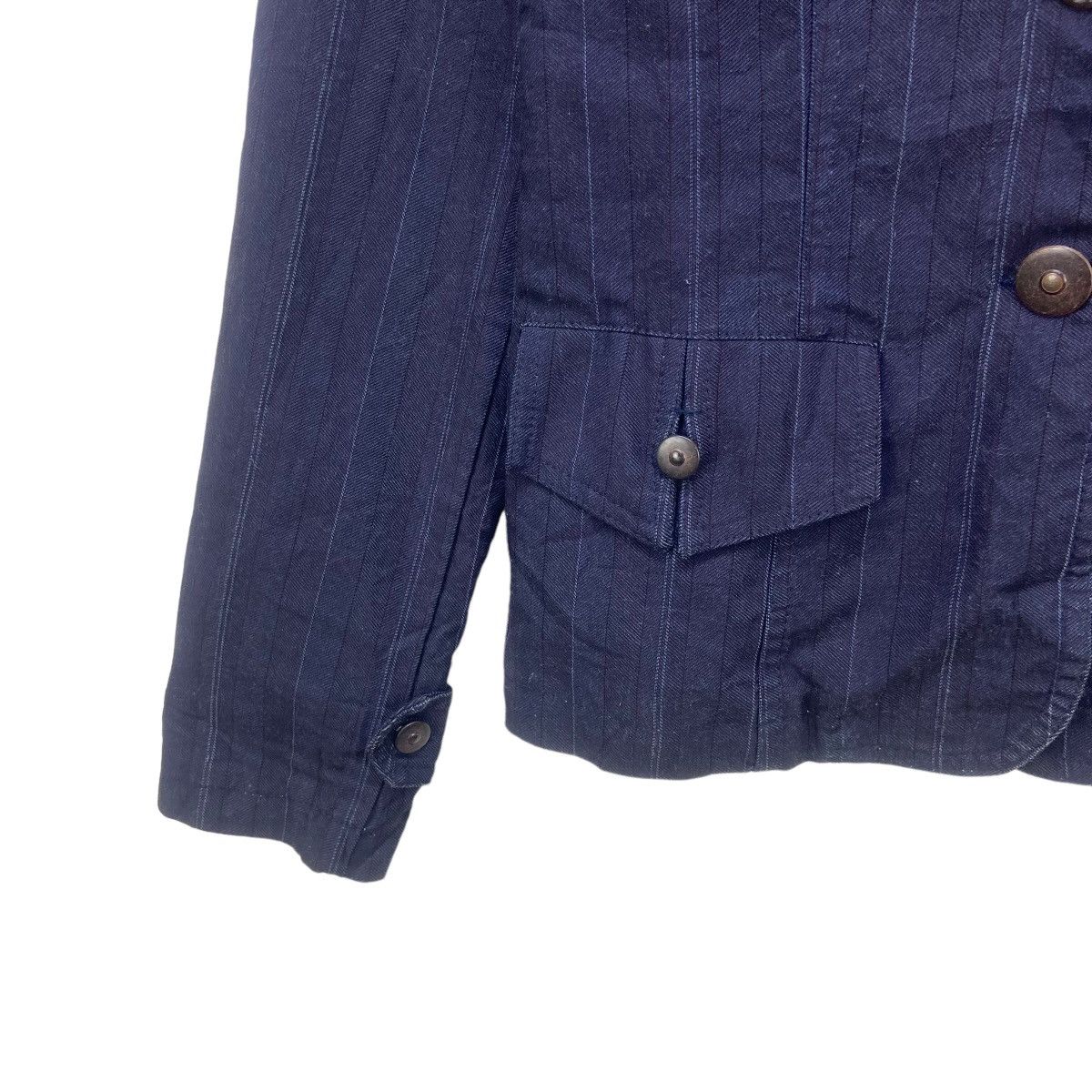 Imperial Nice Italian Design Imperial Distressed Denim Jacket Size L / US 10 / IT 46 - 14 Thumbnail