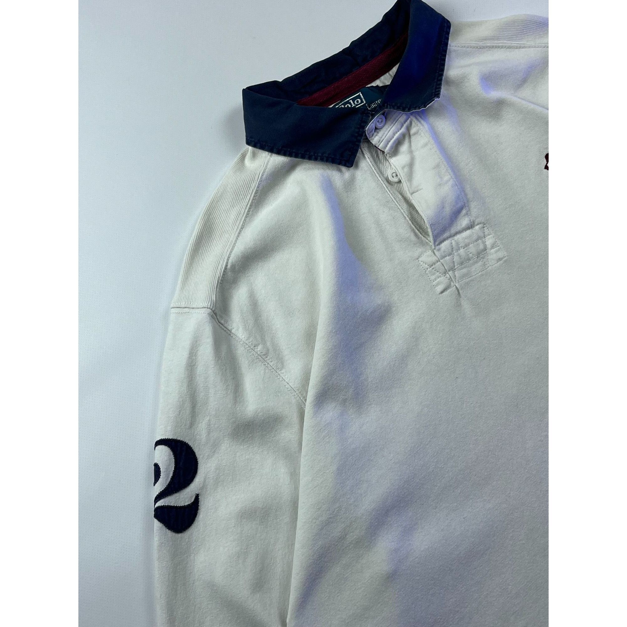 Ralph Lauren × Vintage Ralph Lauren Rugby Long Sleeve Shirt Size US XXL / EU 58 / 5 - 5 Thumbnail
