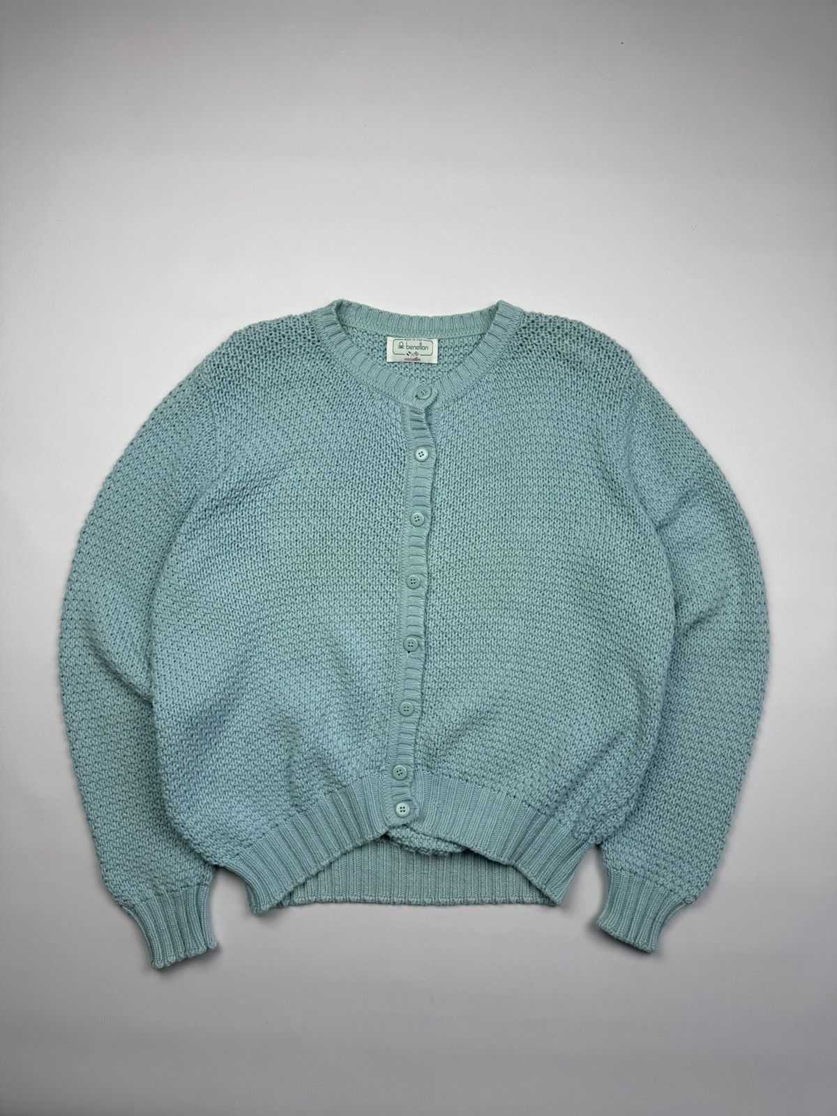 Benetton Vintage Benneton Knit Womans Cardigan Size L / US 10 / IT 46 - 1 Thumbnail