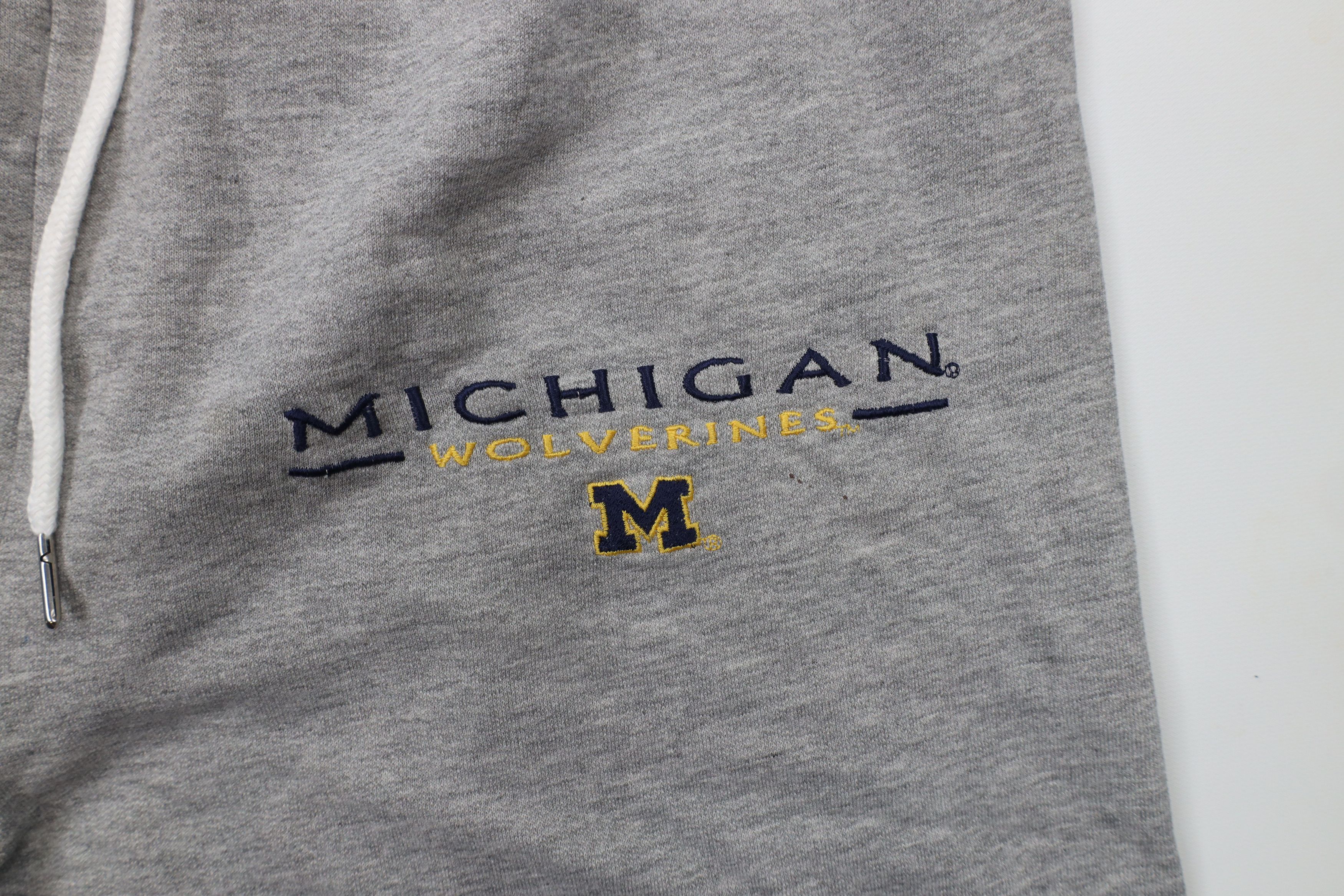 Vintage Vintage 90s University of Michigan Sweatpants Joggers Gray Size US 36 / EU 52 - 5 Thumbnail