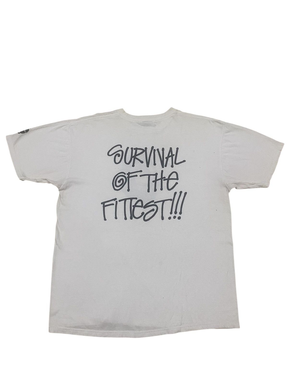 Bape × Stussy Stussy X Bape Survival Of The Fittest Tee Size US L / EU 52-54 / 3 - 2 Thumbnail