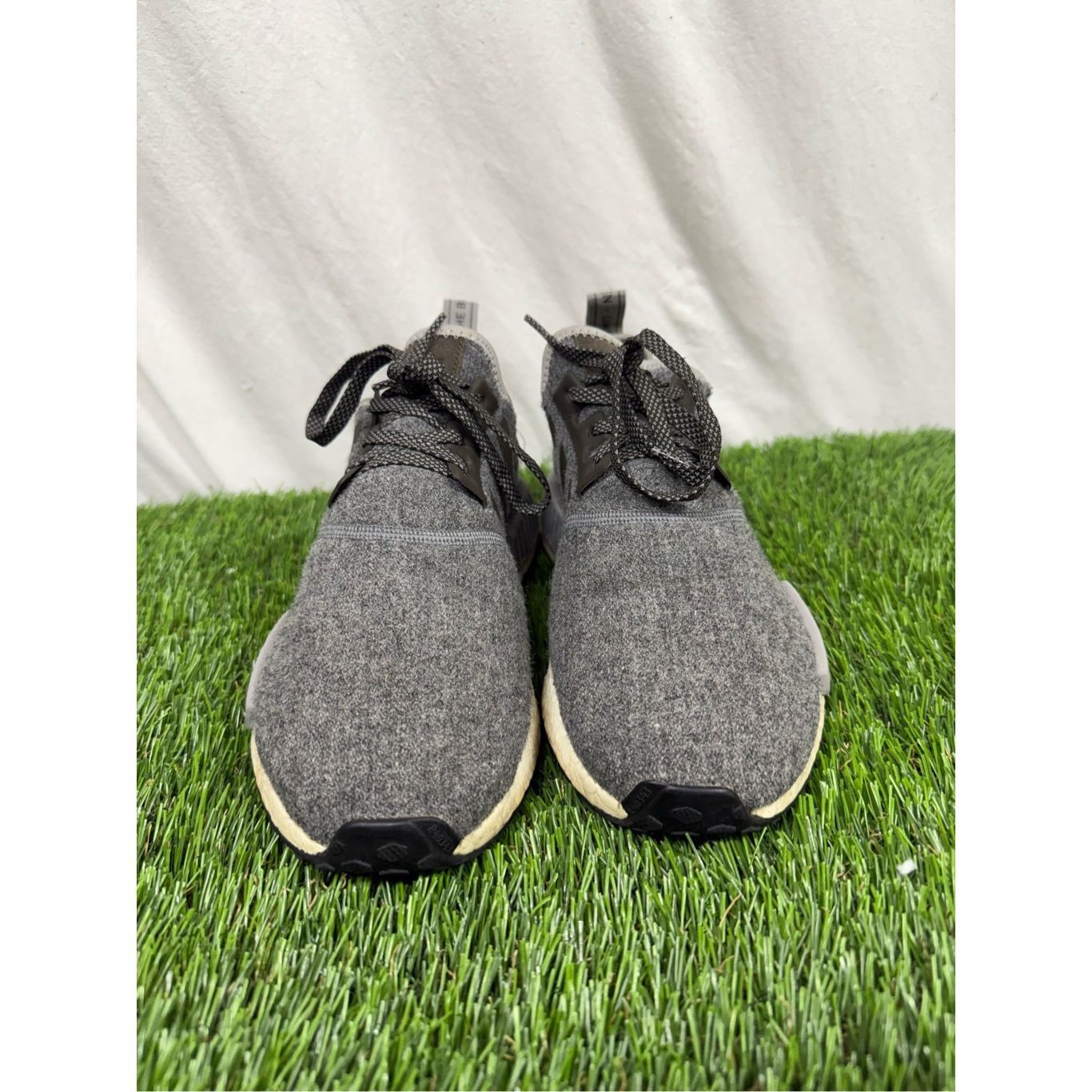 Adidas Size 10 - adidas NMD_R1 Charcoal Wool running athletic sneak Size US 10 / EU 43 - 2 Thumbnail