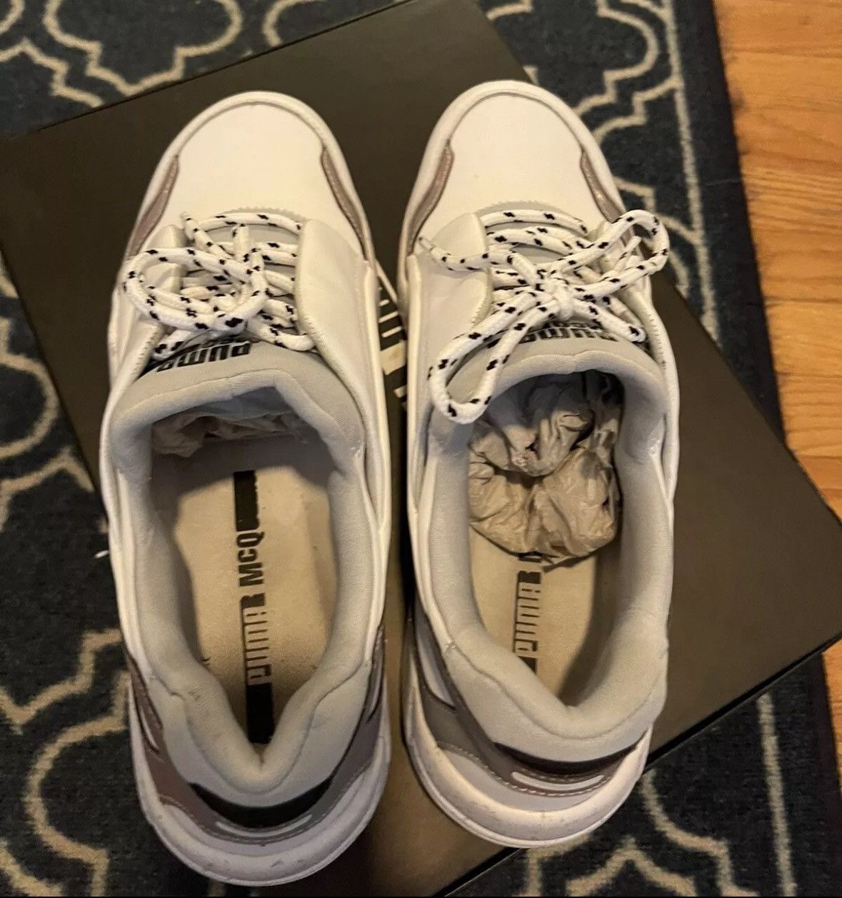 Alexander McQueen × McQ Alexander McQueen × Puma Puma Alexander McQueen mcq white reflective sneaker size 10 Size US 10 / EU 43 - 5 Thumbnail