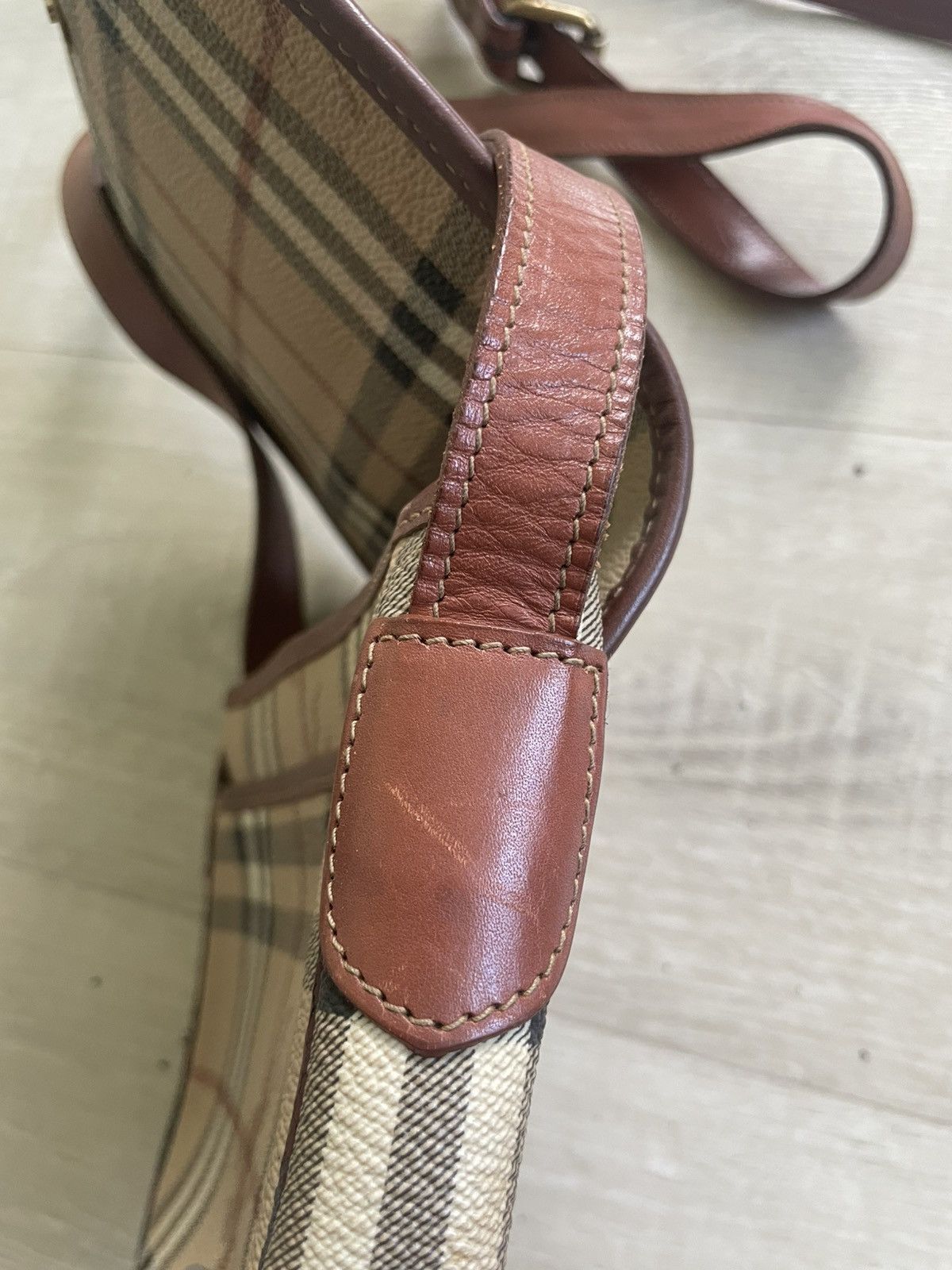 Burberry × Vintage Burberry's Vintage Bag messenger Size ONE SIZE - 13 Thumbnail
