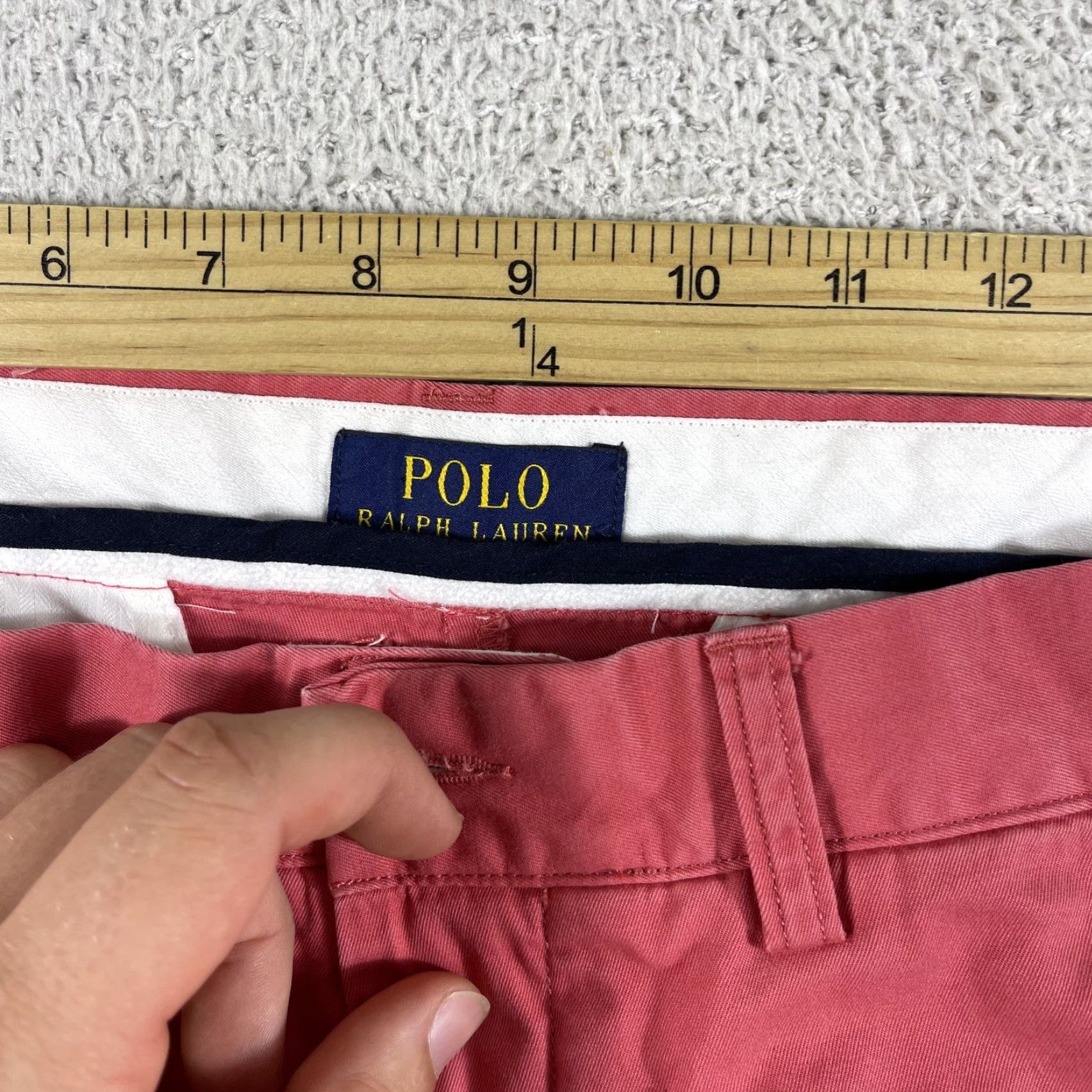 Polo Ralph Lauren Polo Ralph Lauren Pants 32x32 Pink Salmon Chino Straight Leg Preppy Casual Mens Size US XS / EU 42 / 0 - 4 Thumbnail