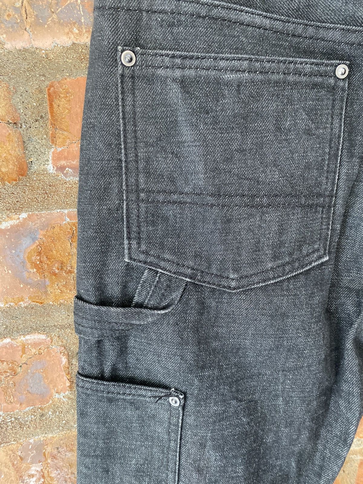Isamu Katayama Backlash 2000s Tokyo Jeans Leather Double knee carpenter pants Size US 28 / EU 44 - 14 Thumbnail
