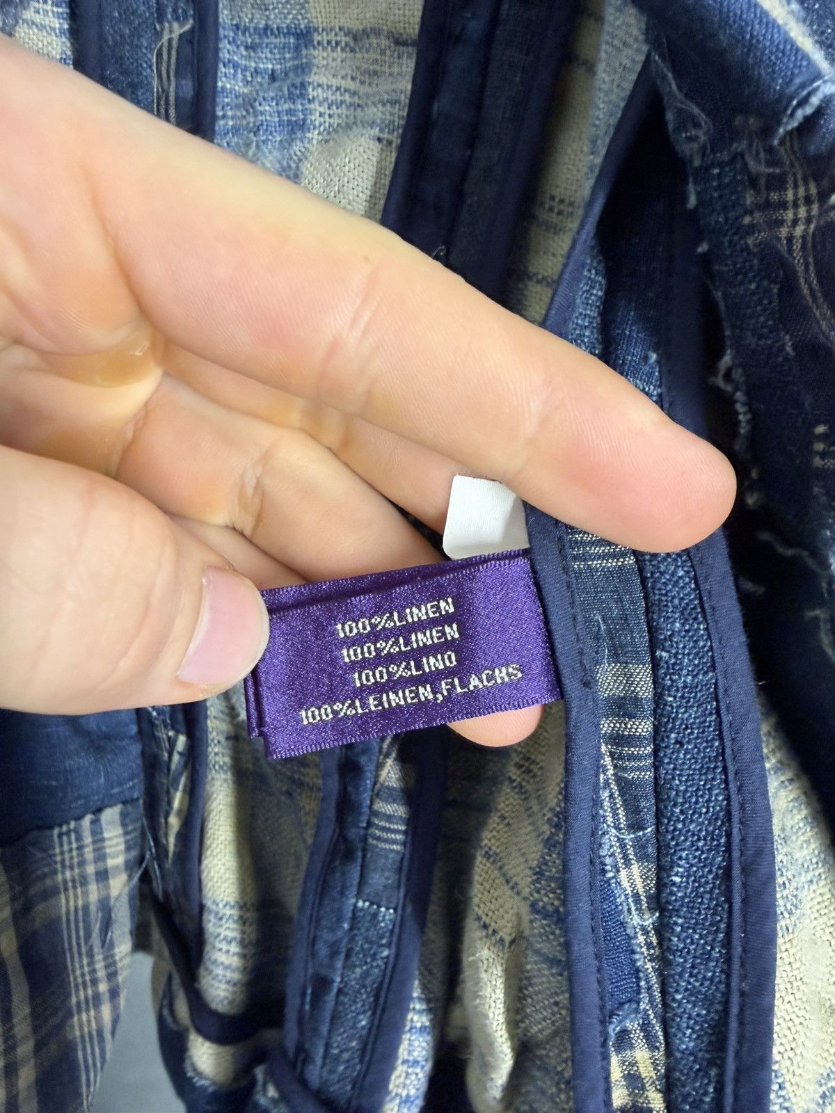 Ralph Lauren Ralph Lauren Collection Purple Linen Country Patched Blazer Size S / US 4 / IT 40 - 12 Thumbnail