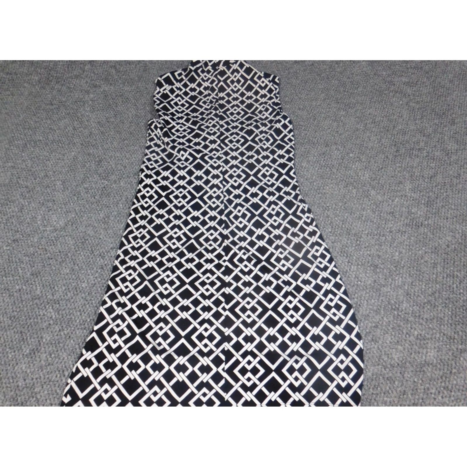 Vintage Enfocus Studio Womens Dress 8 Black A-line Pullover Sleeveless Knee Length Raglan Sleeve Round Neck Solid Pattern Size M / US 6-8 / IT 42-44 - 7 Thumbnail