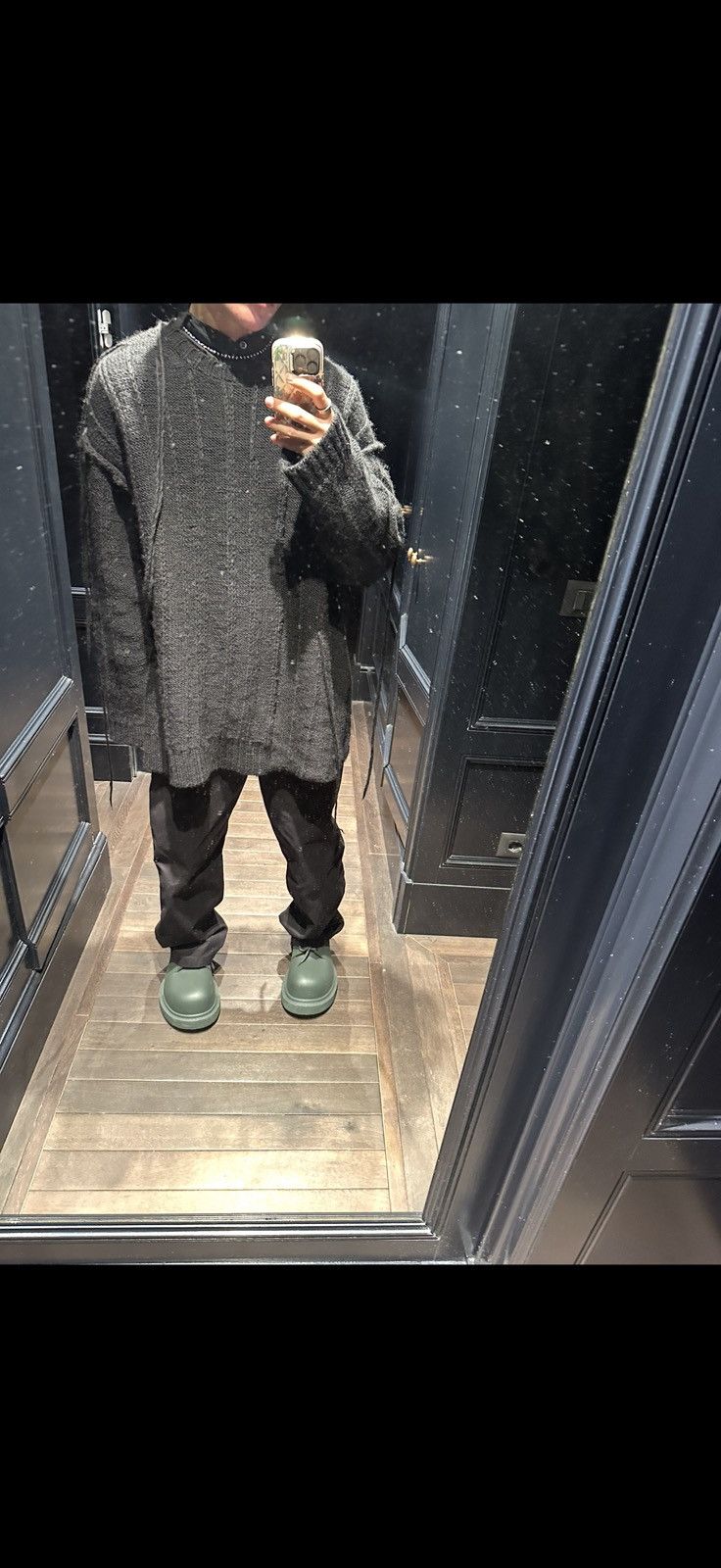 Yohji Yamamoto Oversized Heavy Knit