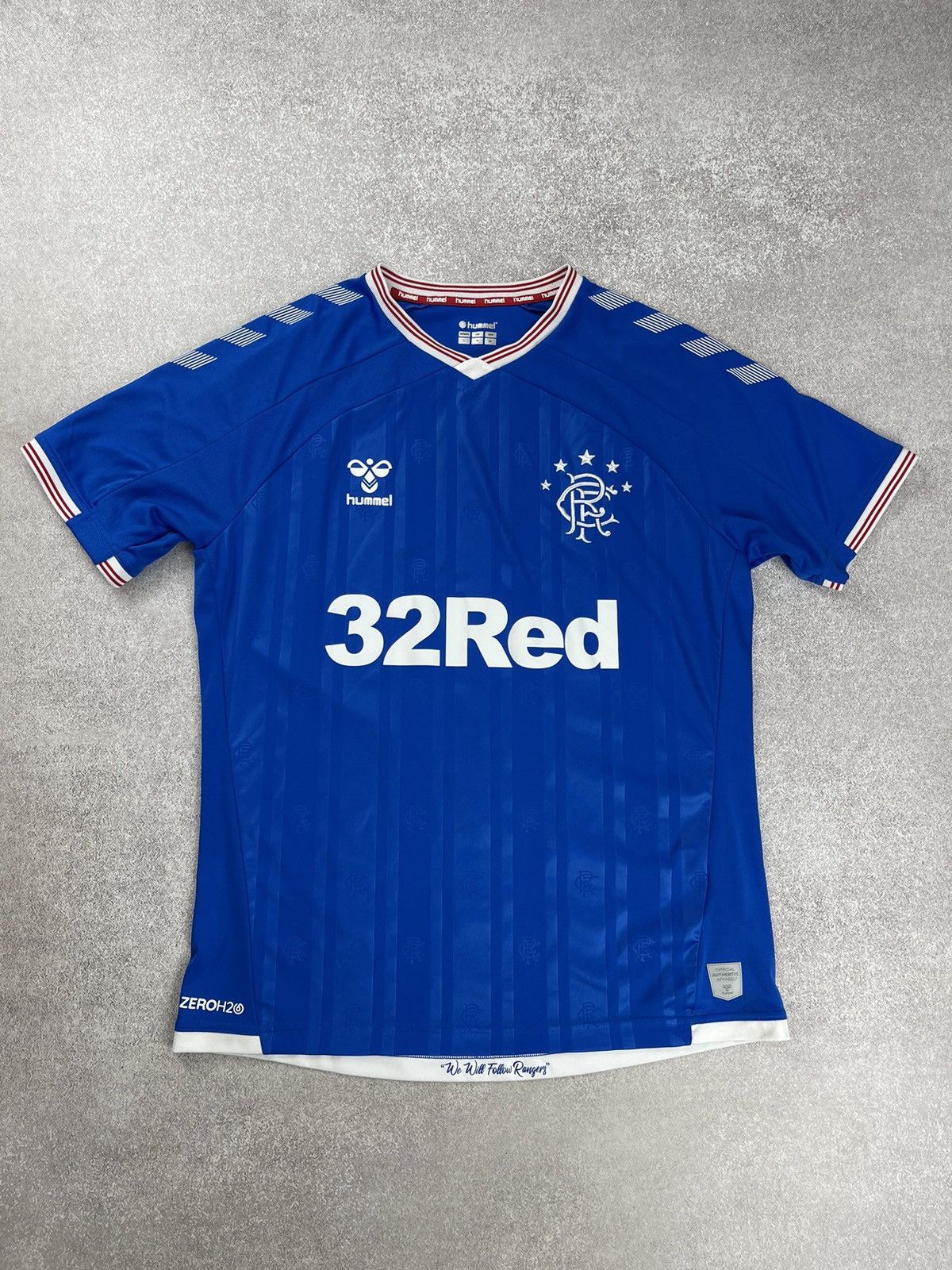 Vintage Glasgow Rangers 2018/19 Home Football Shirt Soccer Jersey Size US M / EU 48-50 / 2 - 1 Thumbnail