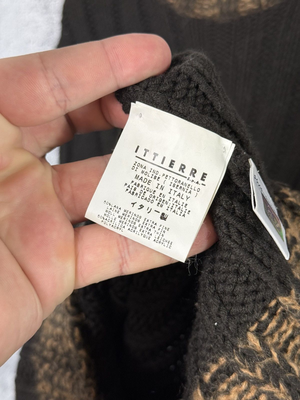 Dolce & Gabbana Vintage Dolce & Gabbana Ribbed Wool Sweater D&G Leather Logo Size M / US 6-8 / IT 42-44 - 12 Thumbnail
