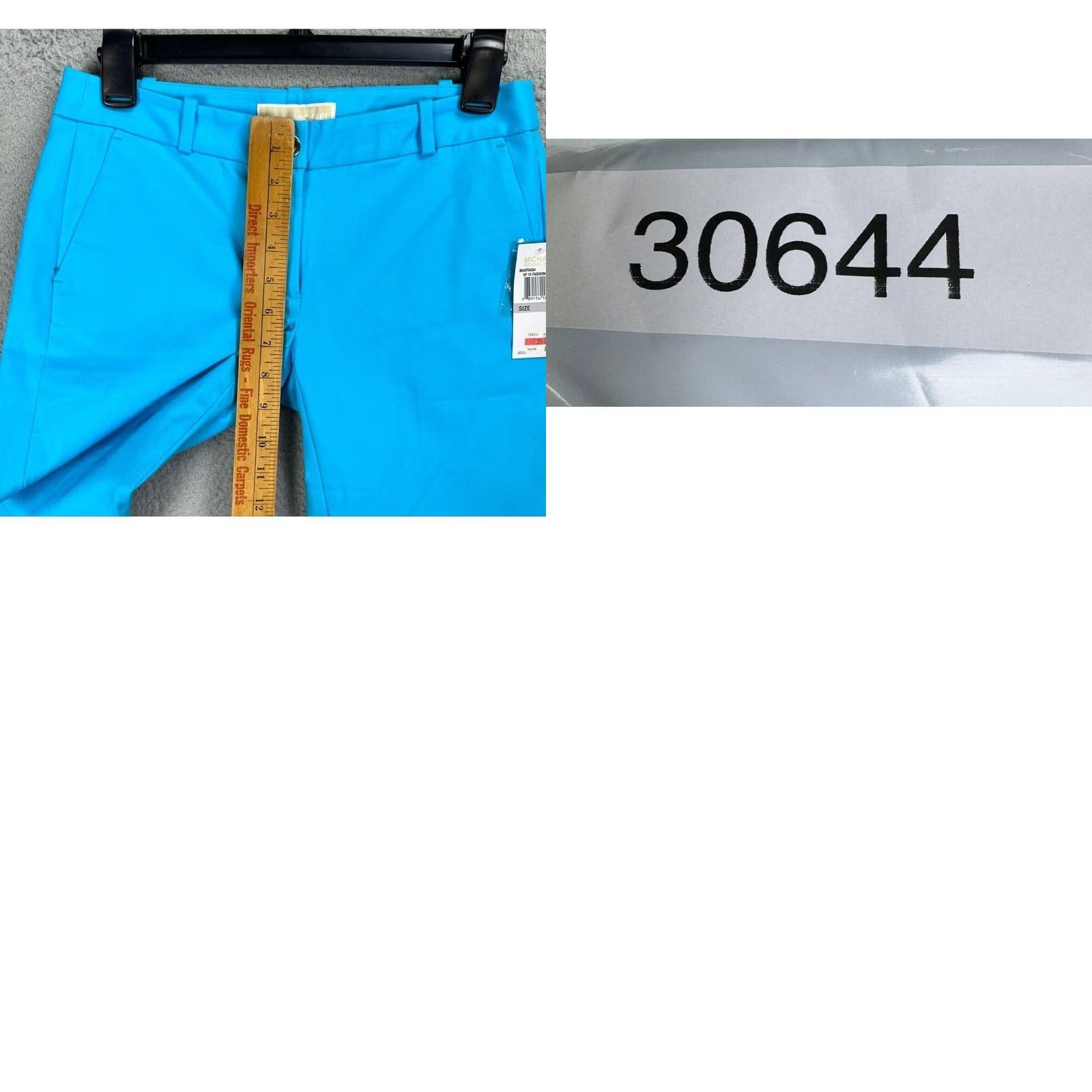 Michael Kors VINTAGE? No. Final: Michael Kors Pants Women 0 Blue Skinny Leg Low-Rise Preppy Flat Front Ladies NEW Size 25" / US 0 / IT 36 - 8 Thumbnail