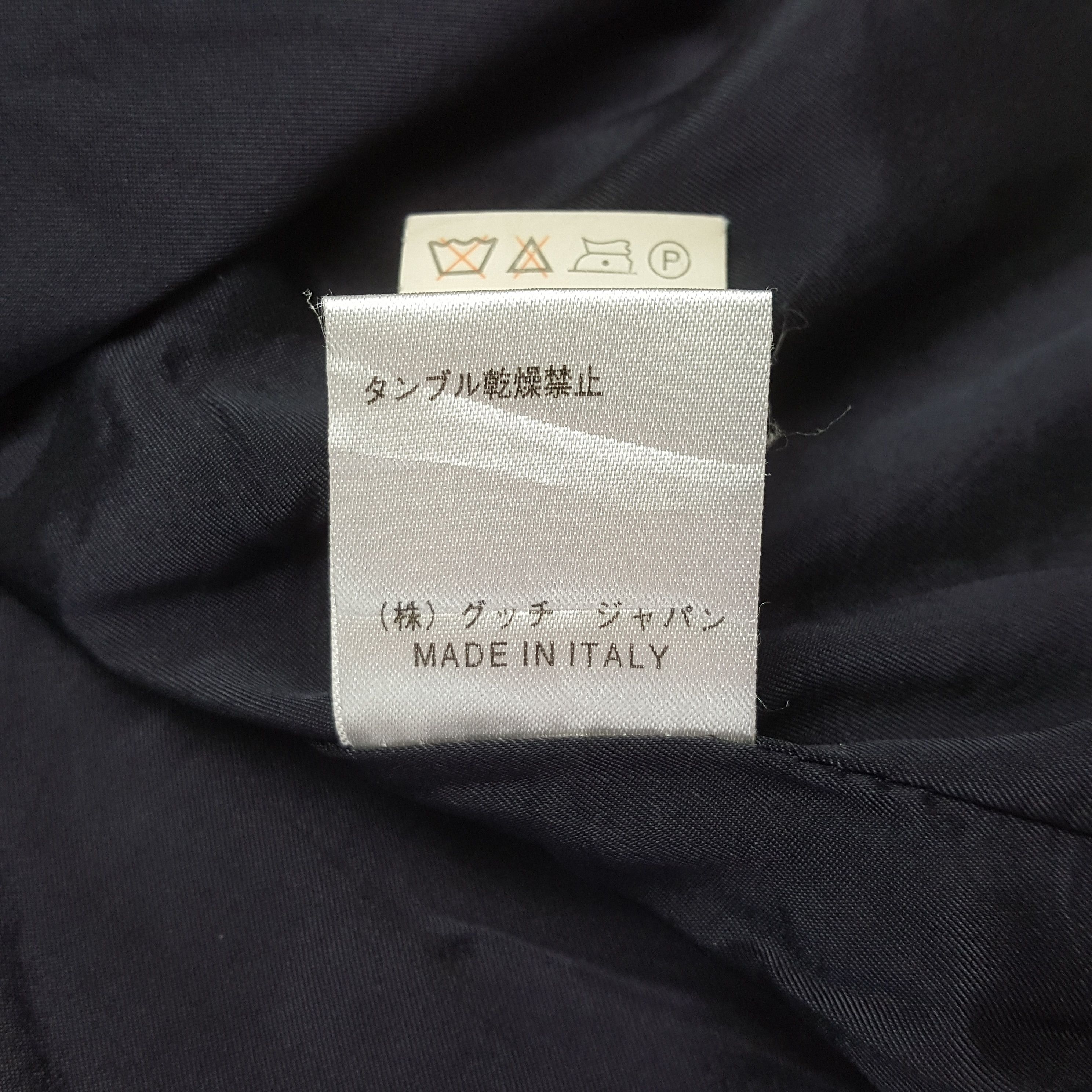 Gucci Vintage Gucci Luxury Fashion Brand Black Jacket C313N25 Size XS / US 0-2 / IT 36-38 - 9 Thumbnail