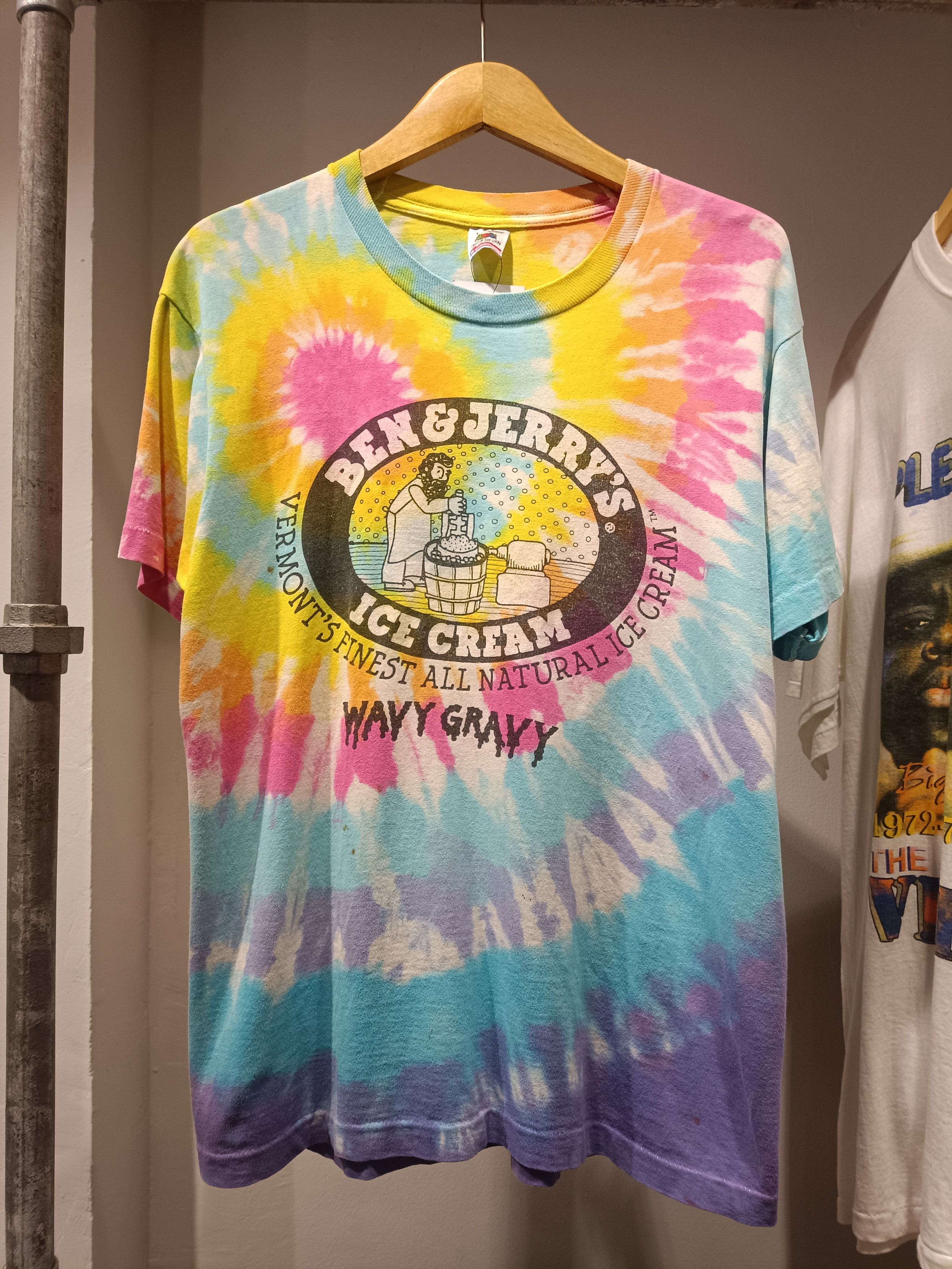 Vintage Ben jerrys ice cream wavy gravy Size US L / EU 52-54 / 3 - 1 Thumbnail