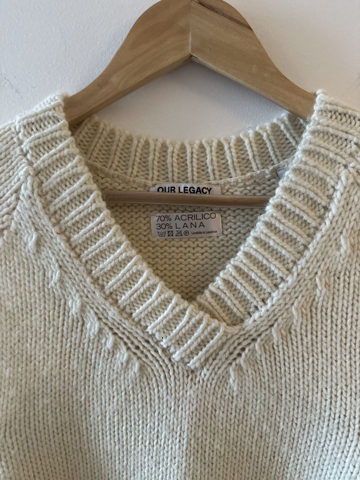 Our Legacy V Neck Raglan Vest Size US S / EU 44-46 / 1 - 2 Thumbnail