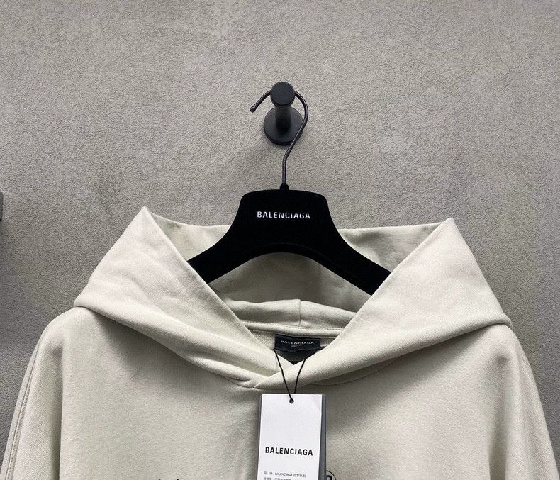 Balenciaga Balenciaga Alphabet Logo Printed Hooded Sweatshirt, Loose Size US L / EU 52-54 / 3 - 4 Thumbnail