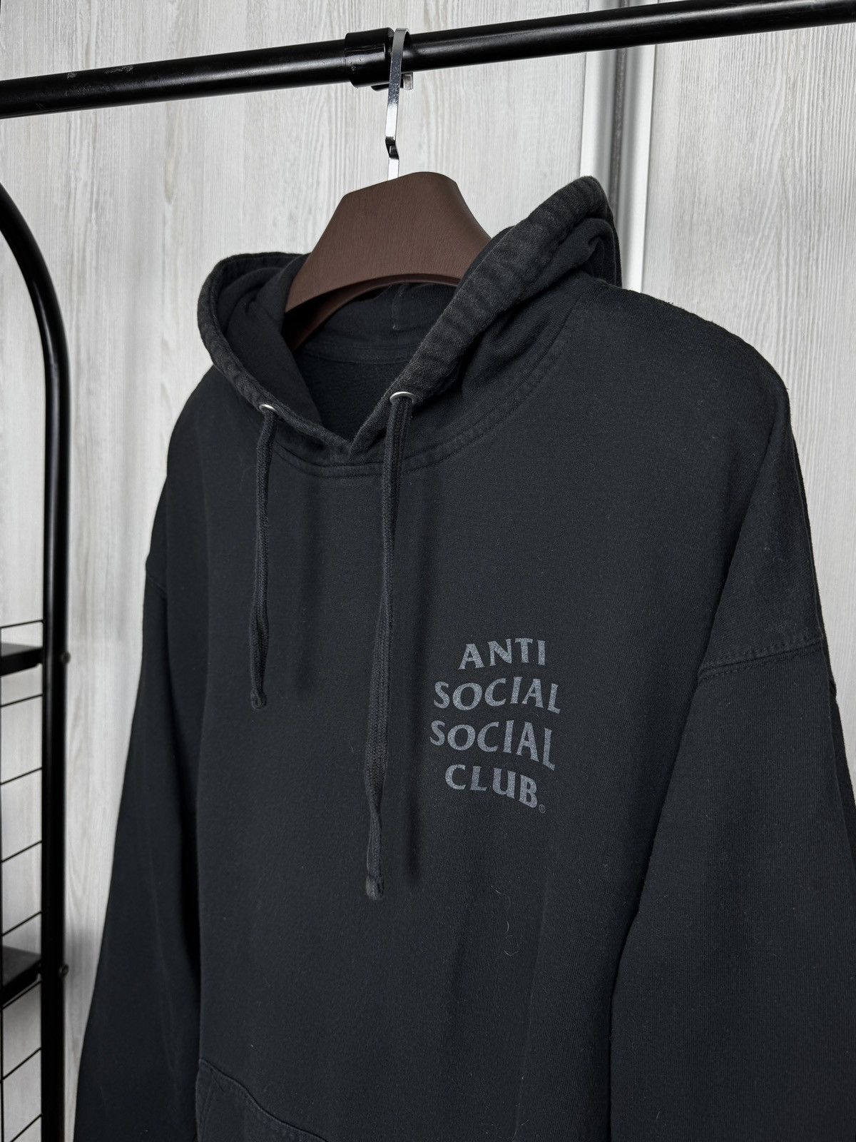 Anti Social Social Club Anti Social Social Club Hell O Rose Black hoodie made in USA Size US XXL / EU 58 / 5 - 5 Thumbnail
