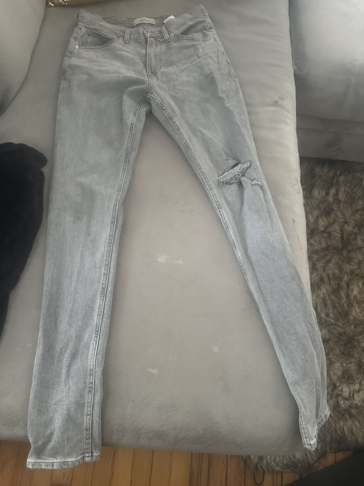 Hudson Grey Hudson Jeans Size US 30 / EU 46 - 1 Thumbnail