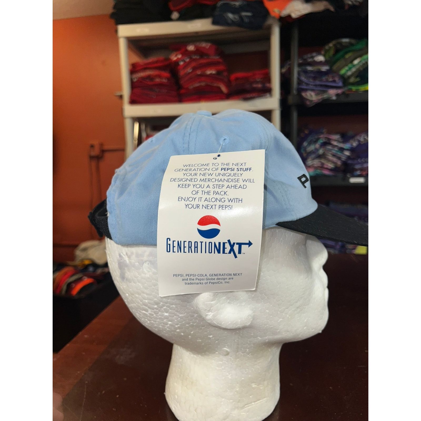 Pepsi Vintage Pepsi Hat Generation Next Blue Soda Promo NWT Cap Size ONE SIZE - 5 Thumbnail