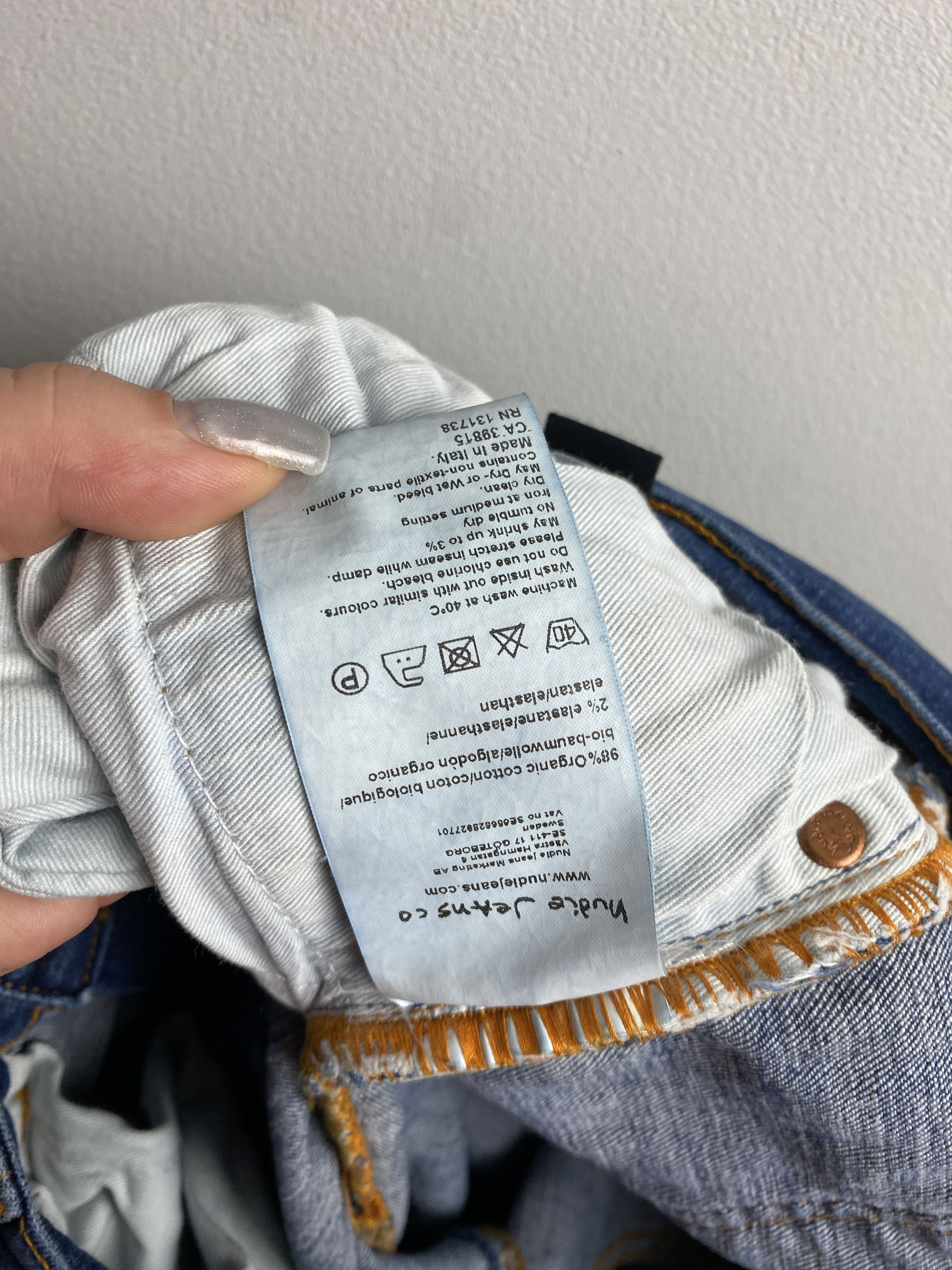 Nudie Jeans Nudie Jeans Lean Dean denim jeans pants Size US 33 - 8 Thumbnail