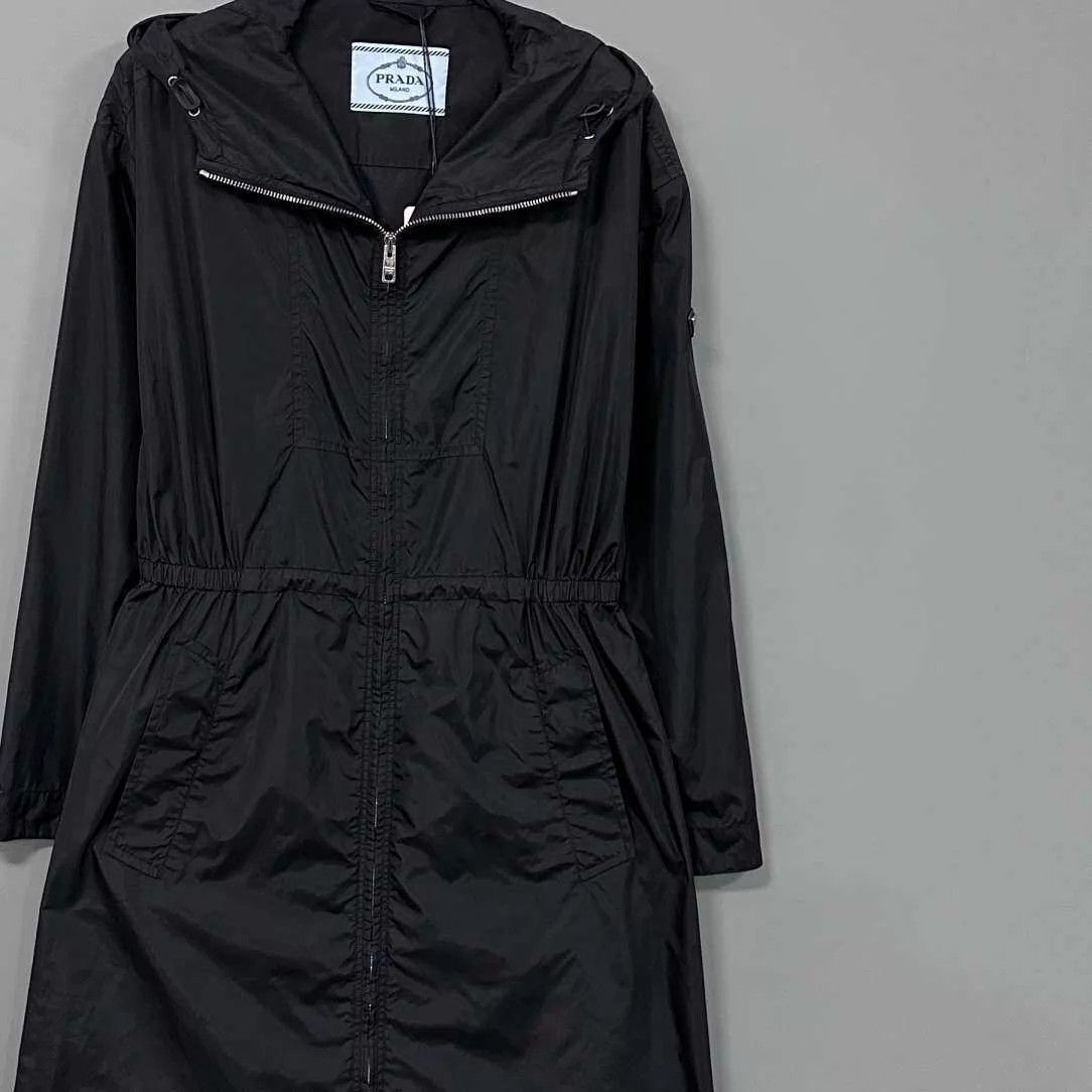 Prada PRADA Triangle Logo Nylon Waist Zip-Up Jacket 40 Size S / US 4 / IT 40 - 2 Thumbnail