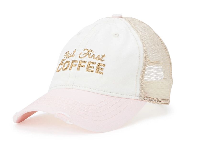 Other Time and Tru Women's Khaki and Pink Embroidered hat Size ONE SIZE - 3 Thumbnail