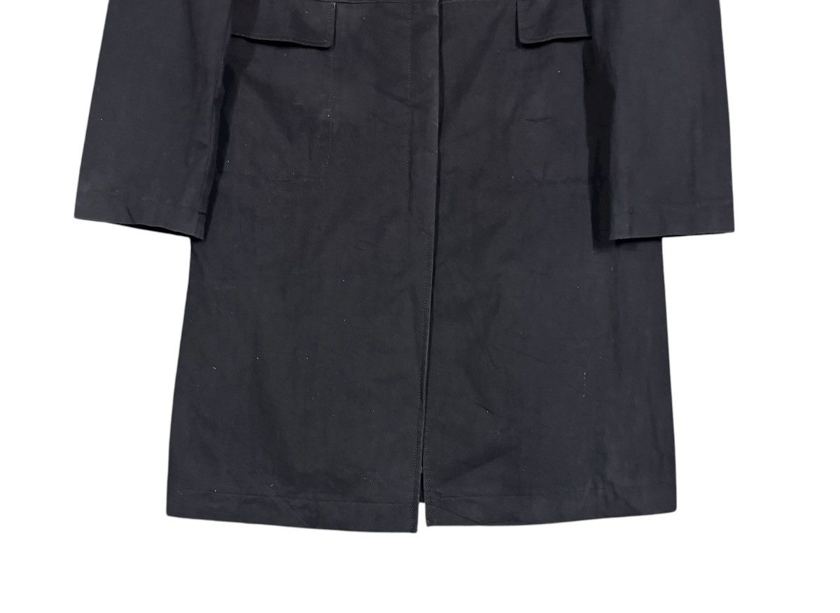 J.Crew Vtg🔥J.Crew Buttoned Black Cotton Long Jacket Size US S / EU 44-46 / 1 - 4 Thumbnail
