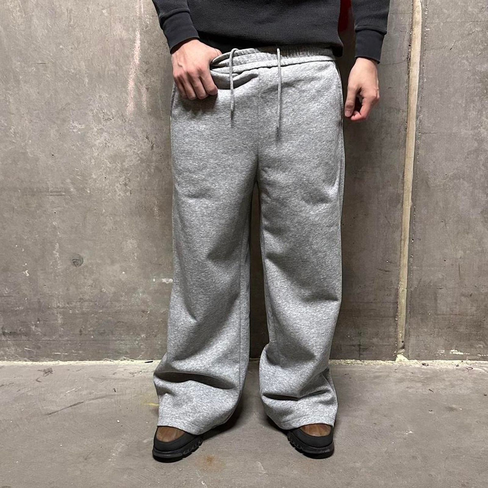 Other Baggy grey wide leg essential WMNS Size 30" / US 8 / IT 44 - 1 Thumbnail
