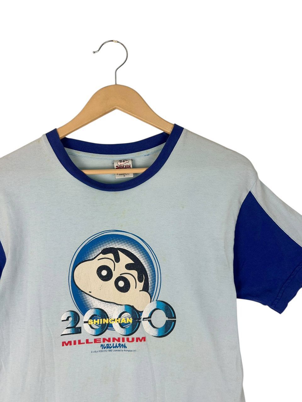 Vintage Vintage Y2K Crayon Shin Chan T-Shirt – Japanese Comedy Size US S / EU 44-46 / 1 - 3 Thumbnail