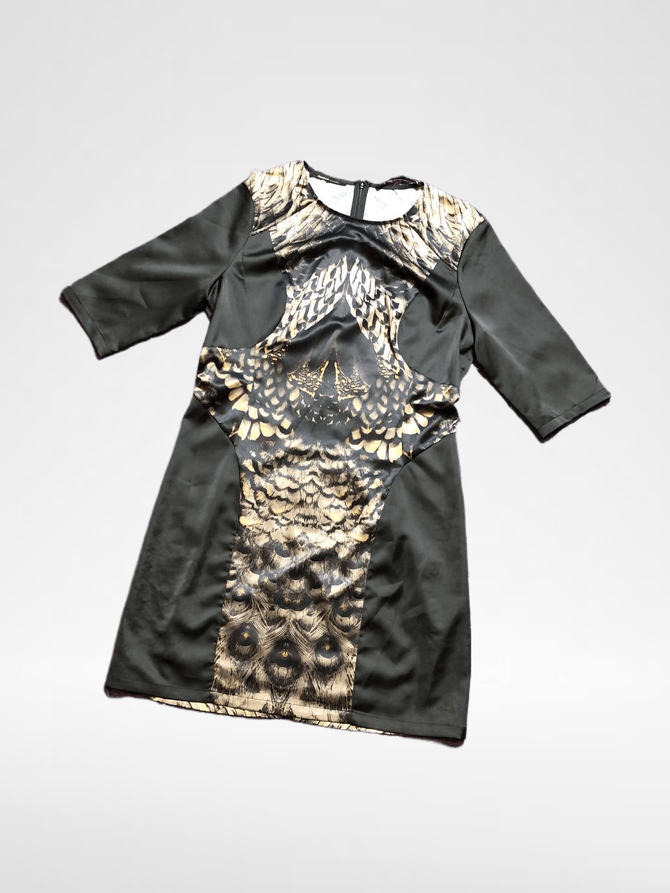 Allsaints Y2K VINTAGE Print Midi Dresses Allsaints Streetwear Size L / US 10 / IT 46 - 1 Thumbnail