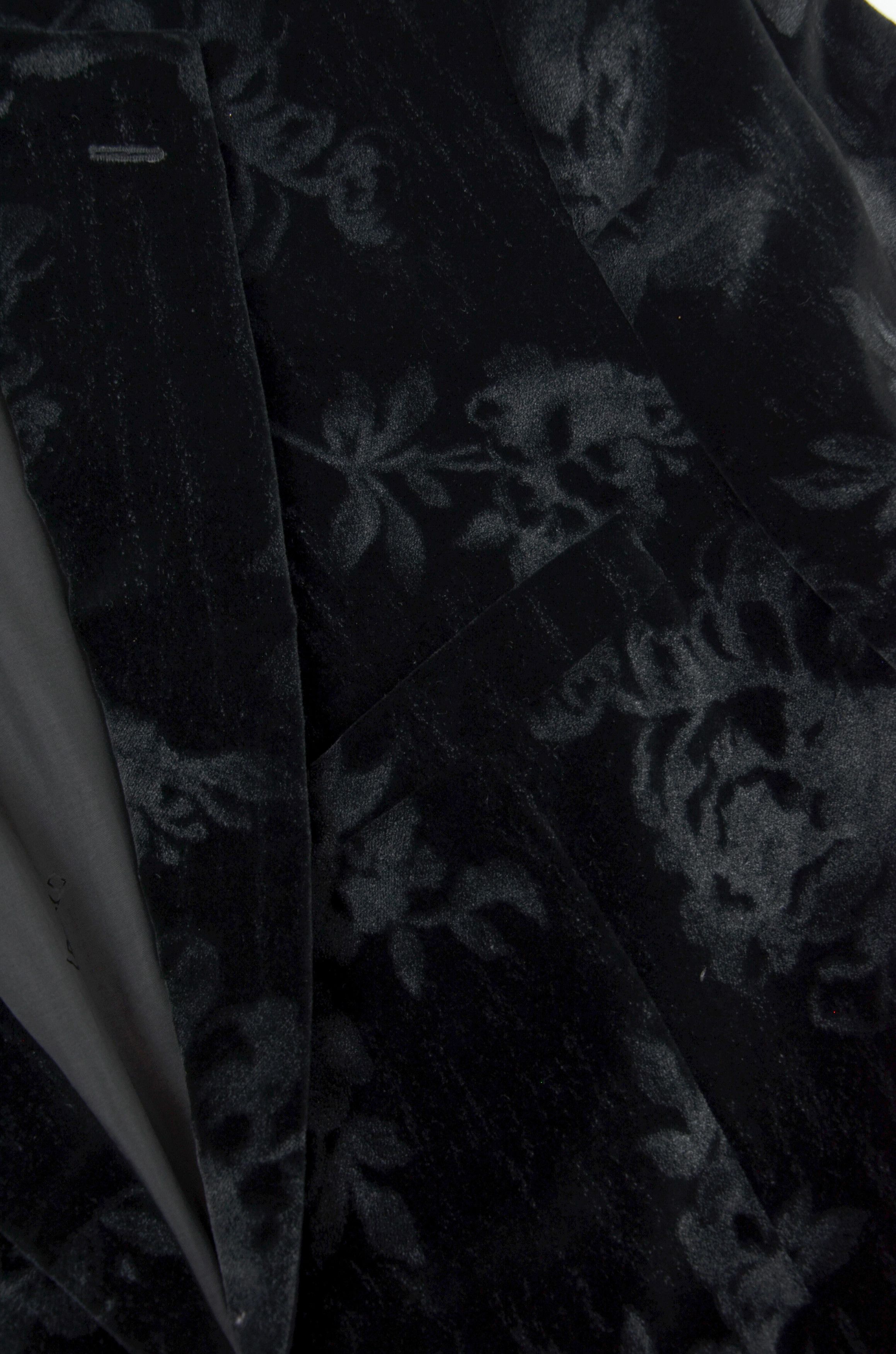 Karl Lagerfeld Lagerfeld Tailored Rose Floral Print Blazer size 46 Size 46R - 7 Thumbnail