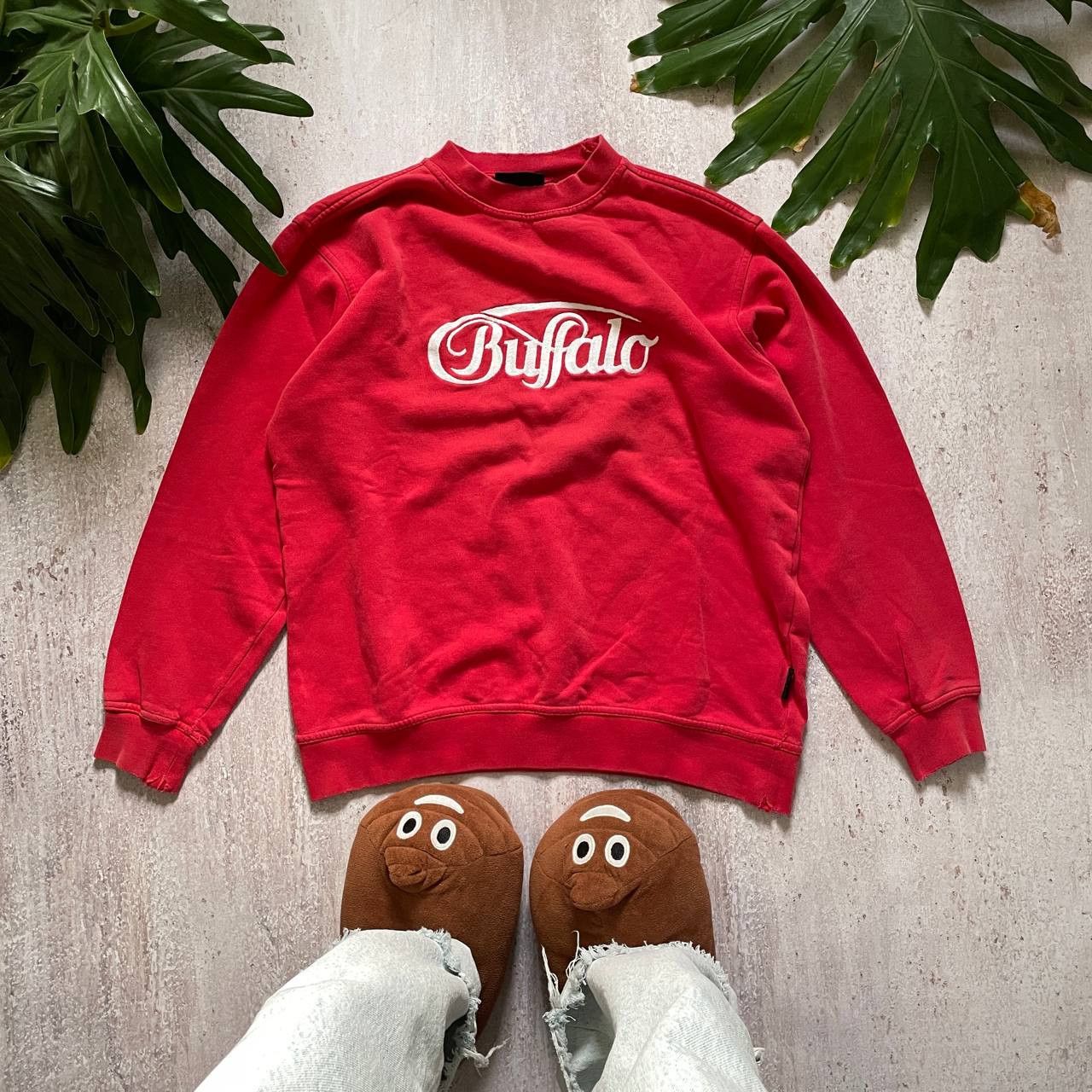 Buffalo London VINTAGE Y2K BUFFALO DISSTRESED RARE CREWNECK Size US XS / EU 42 / 0 - 1 Thumbnail
