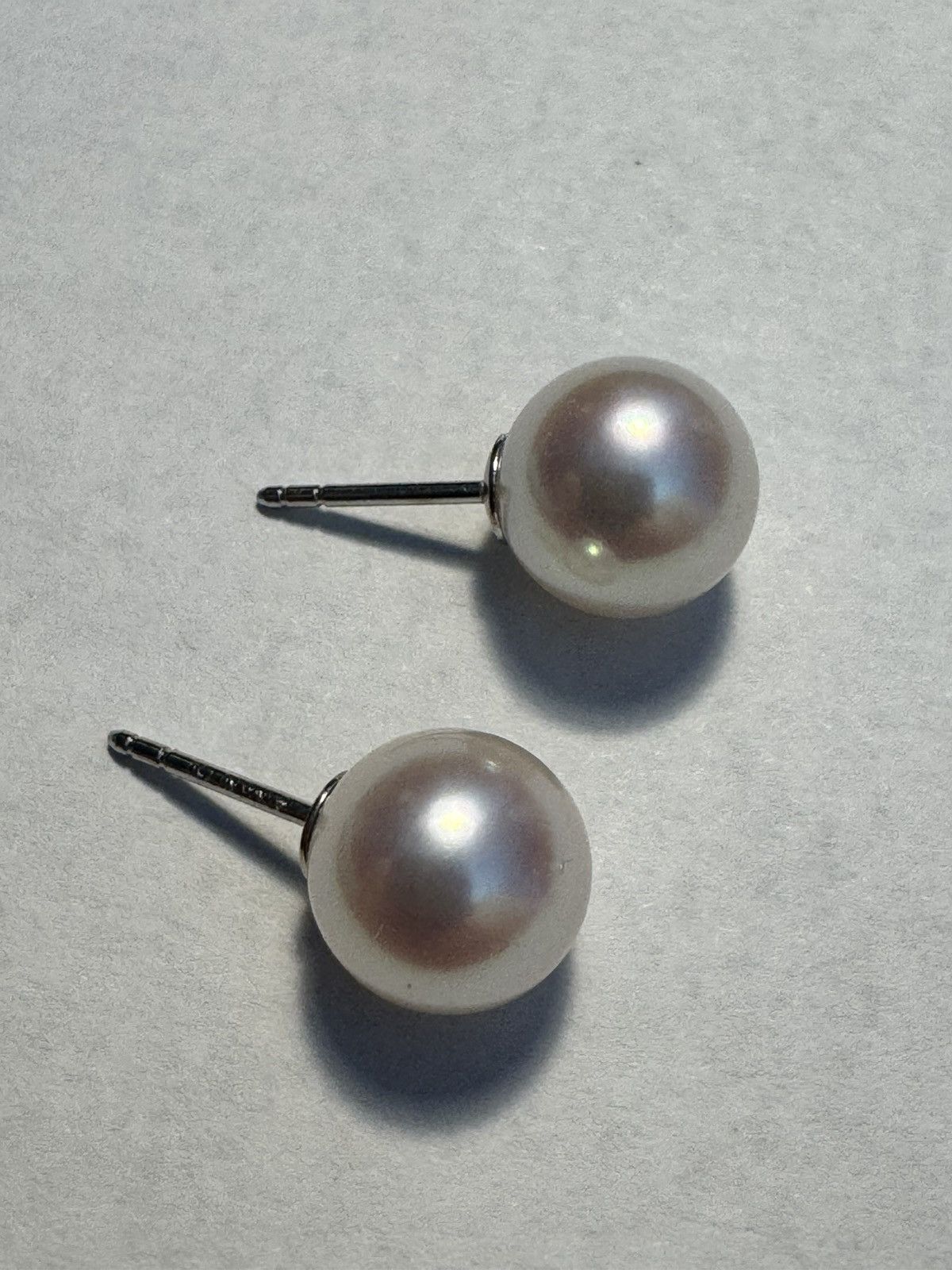Tiffany & Co. Tiffany & Co. 18K White Gold White 8.5mm Pearl Stud Earrings Size ONE SIZE - 10 Thumbnail