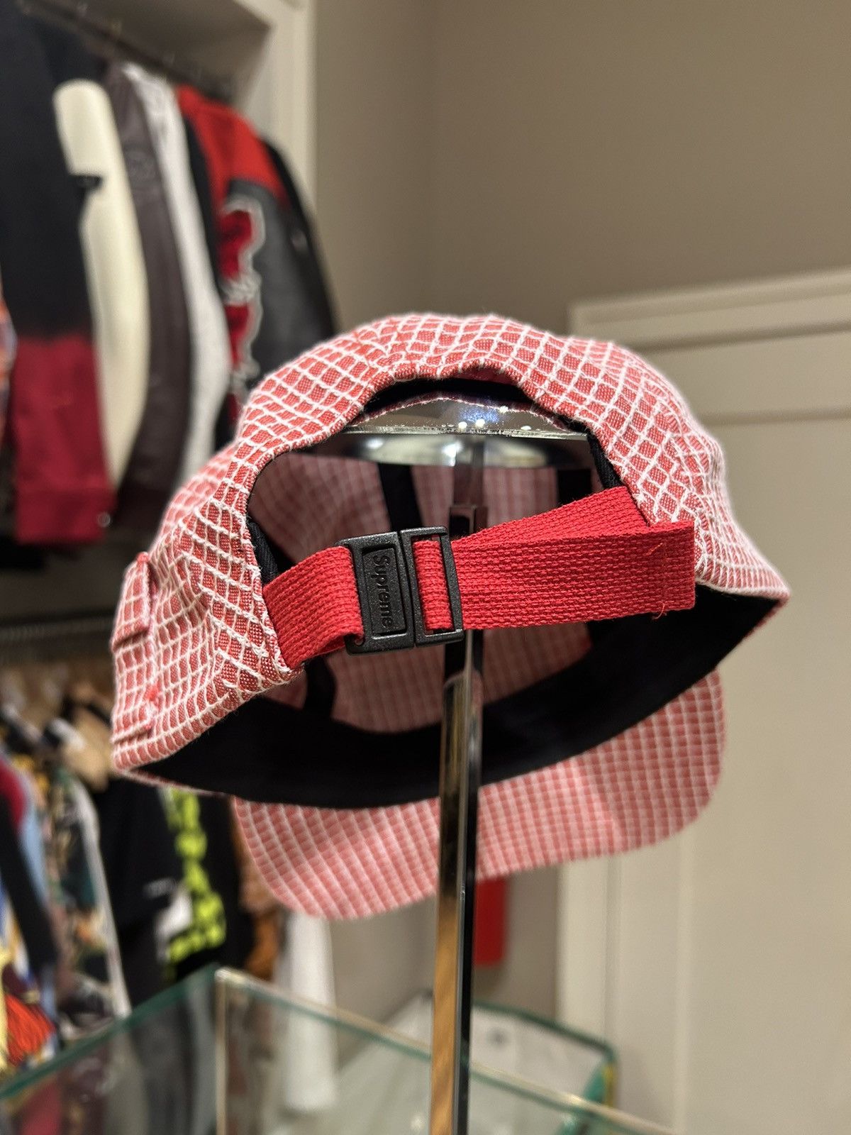 Supreme Supreme Denim Ripstop Camp Red Size ONE SIZE - 4 Thumbnail