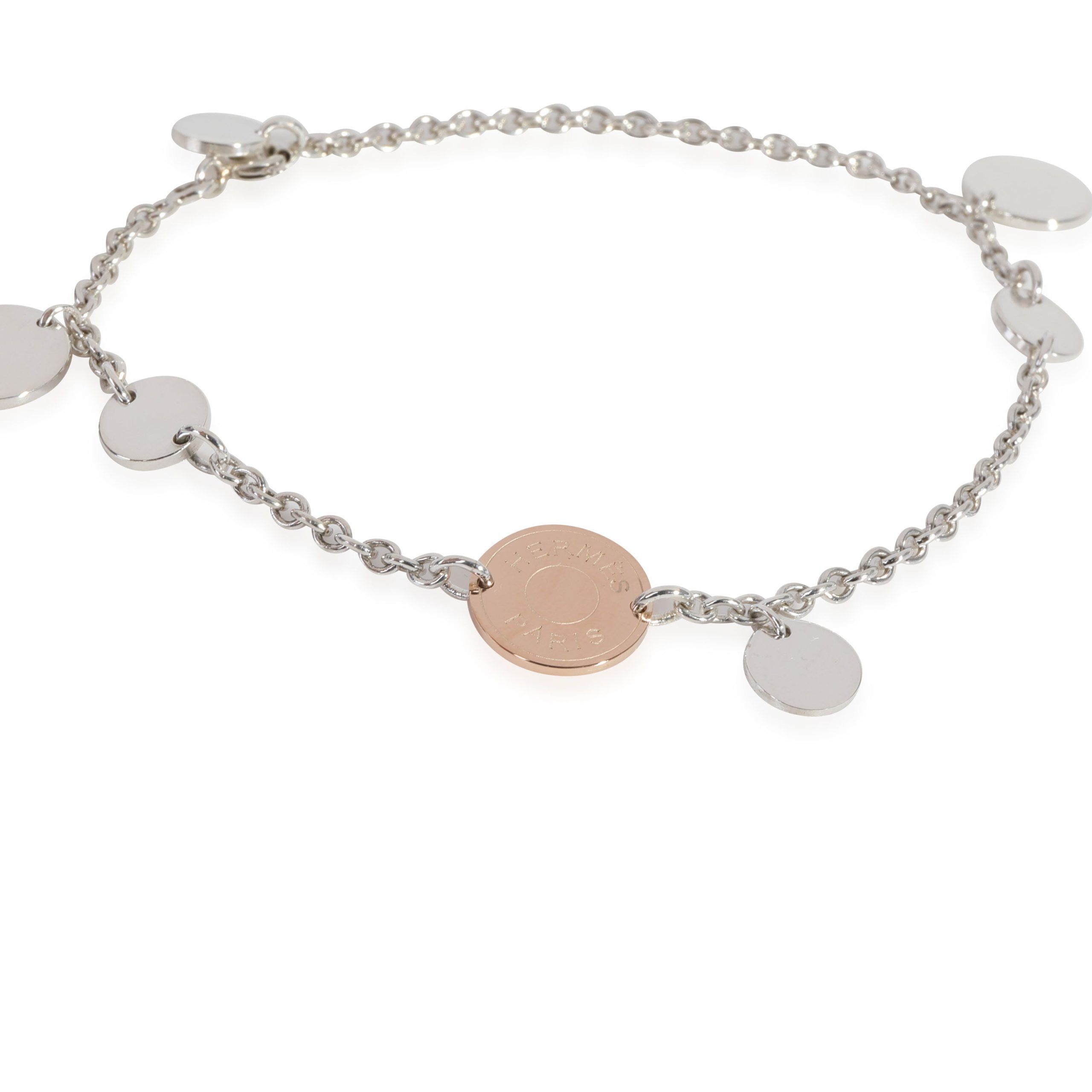 Hermes Hermès Confettis Bracelet in 18k Pink Gold/Sterling Silver Size ONE SIZE - 1 Thumbnail