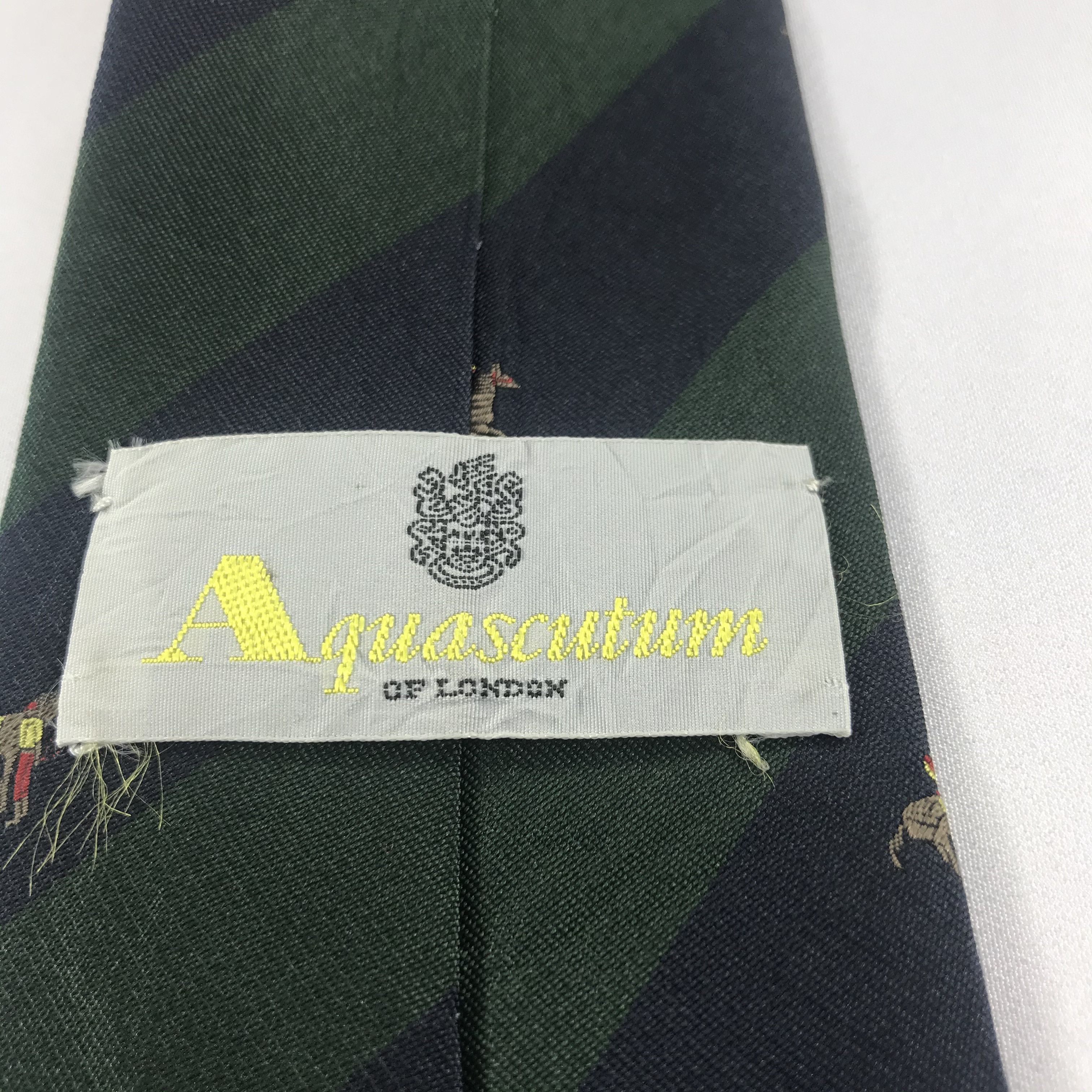 Aquascutum Vintage Aquascutum Silk Neck Ties T5 Size ONE SIZE - 2 Thumbnail
