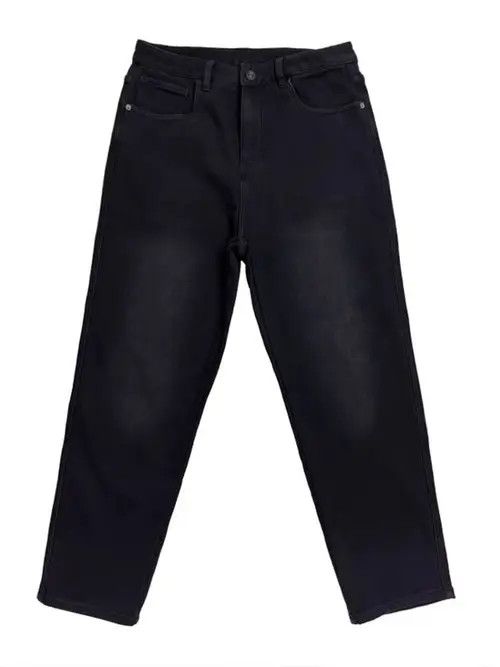 VIBE Vintage High Street Thickened and Velvet Flower Casual Jeans Size US 36 / EU 52 - 5 Thumbnail