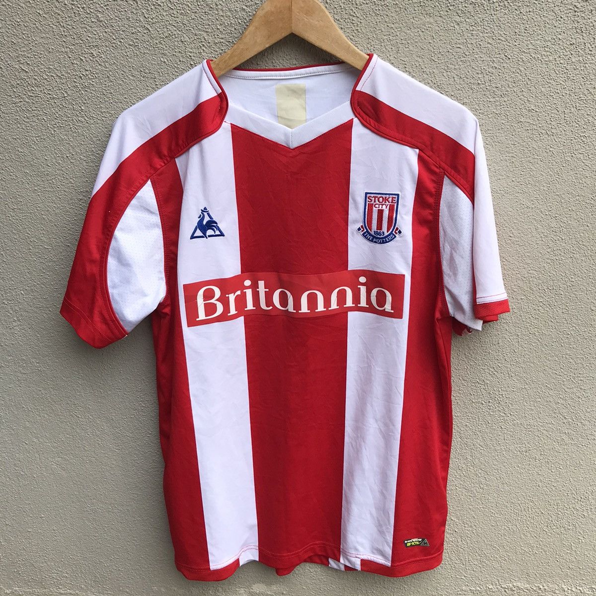 Vintage STOKE CITY club jersey lecoq england football