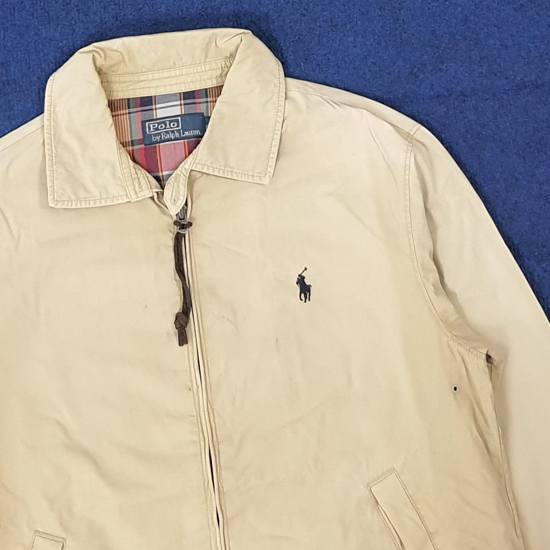 Polo Ralph Lauren Vintage Polo by Ralph Lauren Beige Zipper Jacket C275N3 Size US M / EU 48-50 / 2 - 2 Thumbnail