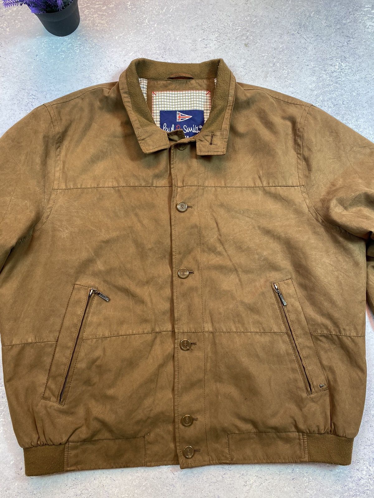 Designer × Paul Smith × Paul Smith Red Ear Paul R Smith Men’s Brown Jacket Size 58 Size US XXL / EU 58 / 5 - 4 Thumbnail