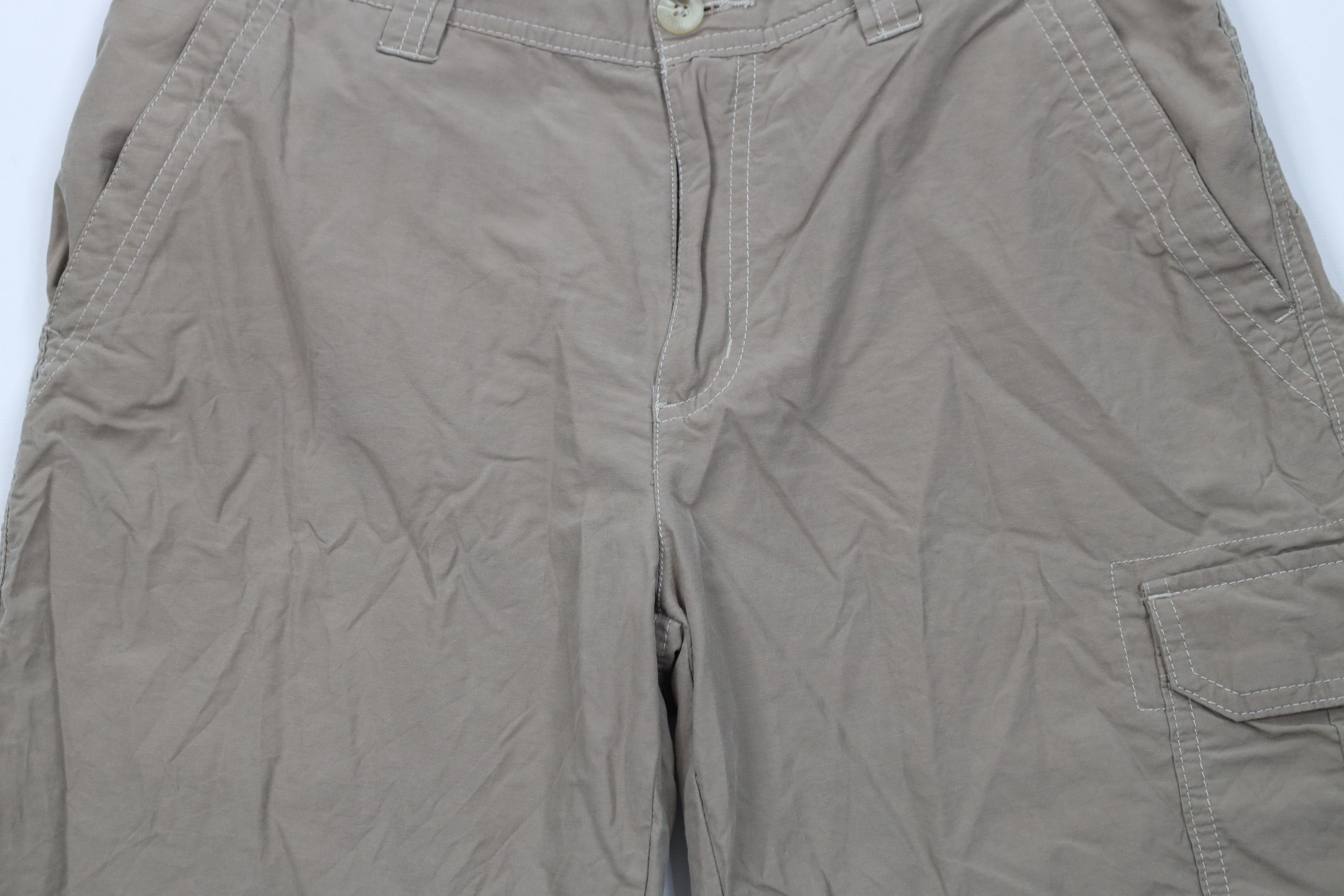 Columbia Vintage Y2K Columbia Trekking Hiking Cargo Shorts Beige Size US 32 / EU 48 - 3 Thumbnail