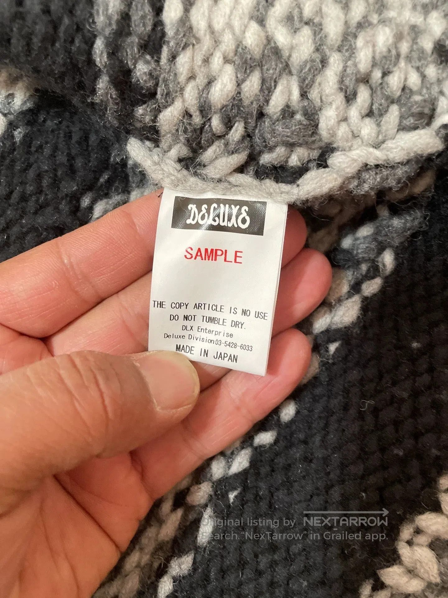Japanese Brand Kanata Co-branded Limited Wool Sweater. Size US M / EU 48-50 / 2 - 5 Thumbnail