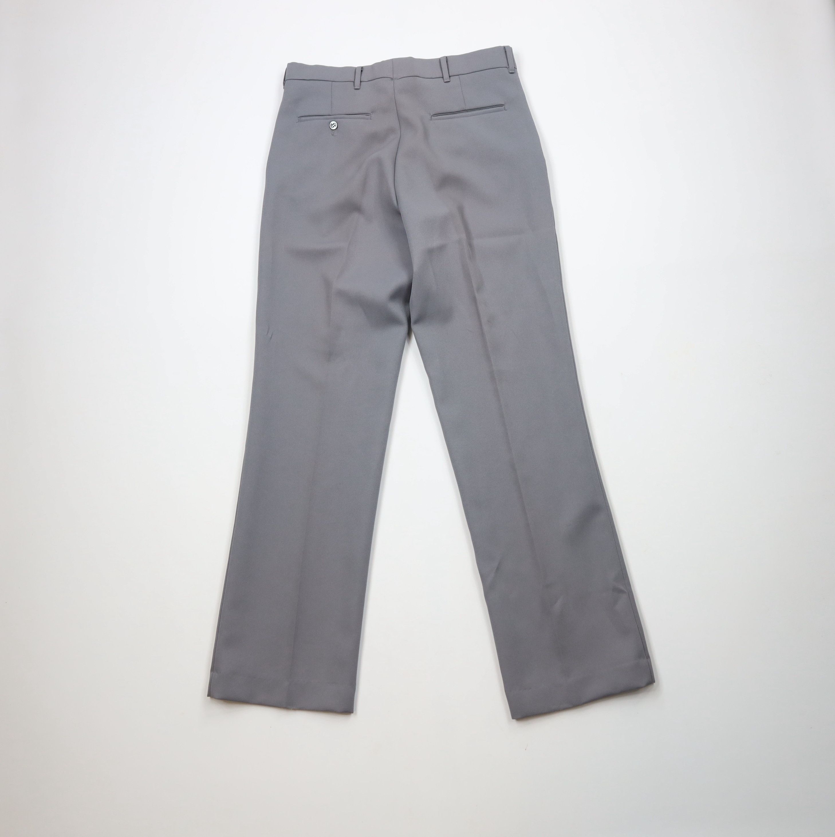 Vintage Vintage 70s Streetwear Flared Wide Leg Chino Pants Gray USA Size US 32 / EU 48 - 9 Thumbnail